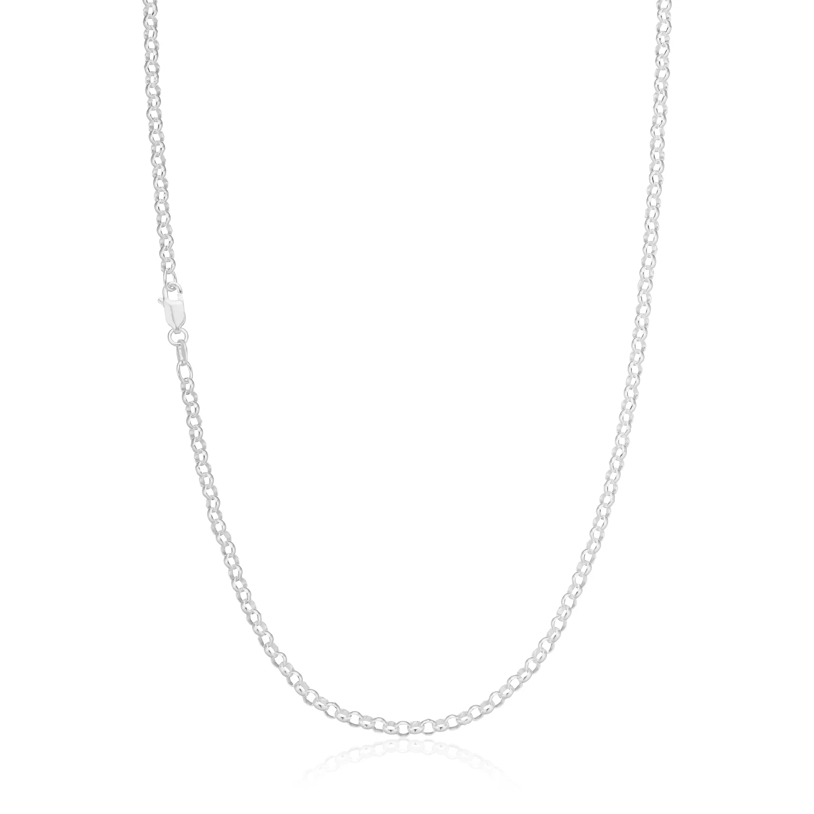 Sterling Silver 50cm Belcher Chain