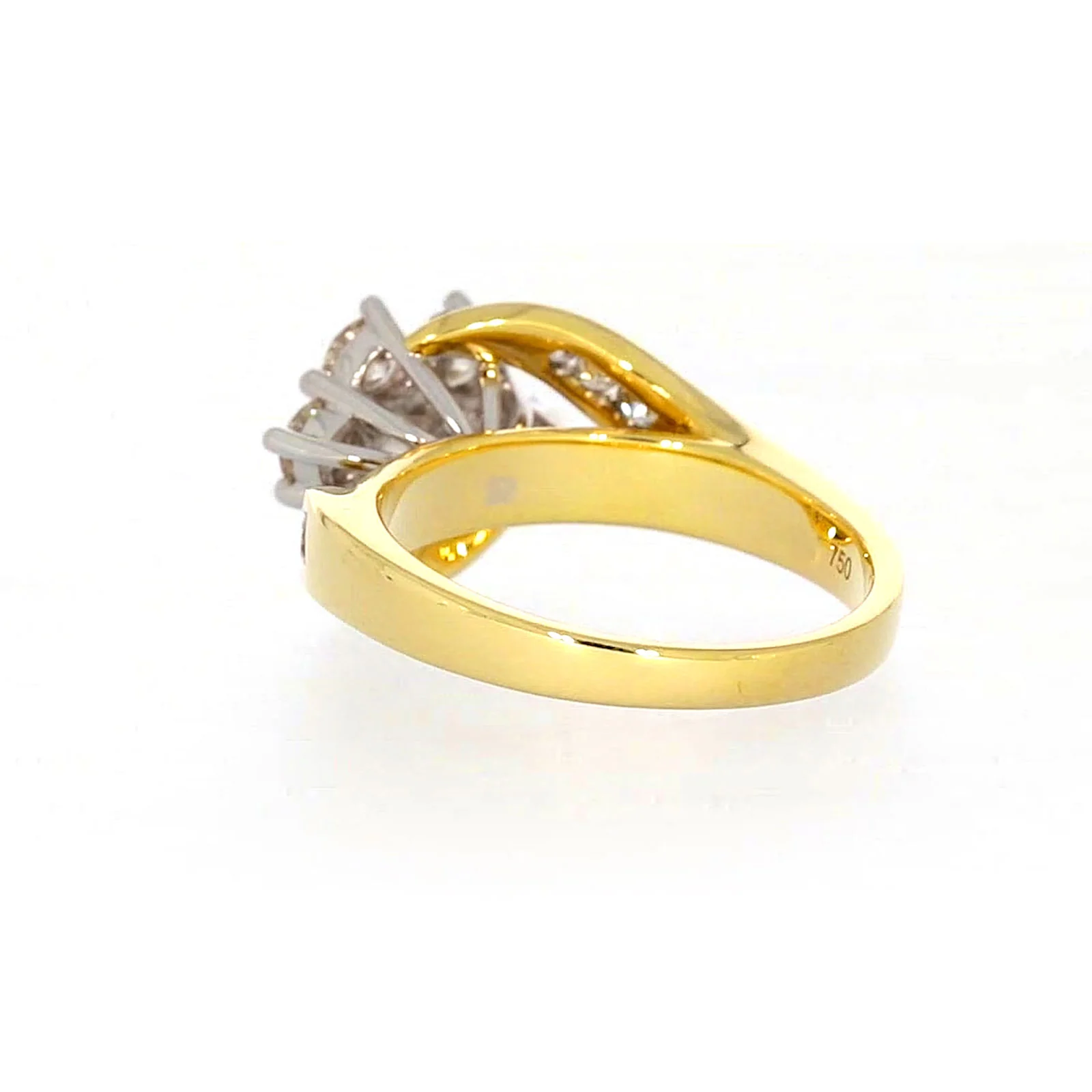 18ct Two Tone Gold Round Brilliant Cut with 1 CARAT tw of Diamonds Ring - Image 32