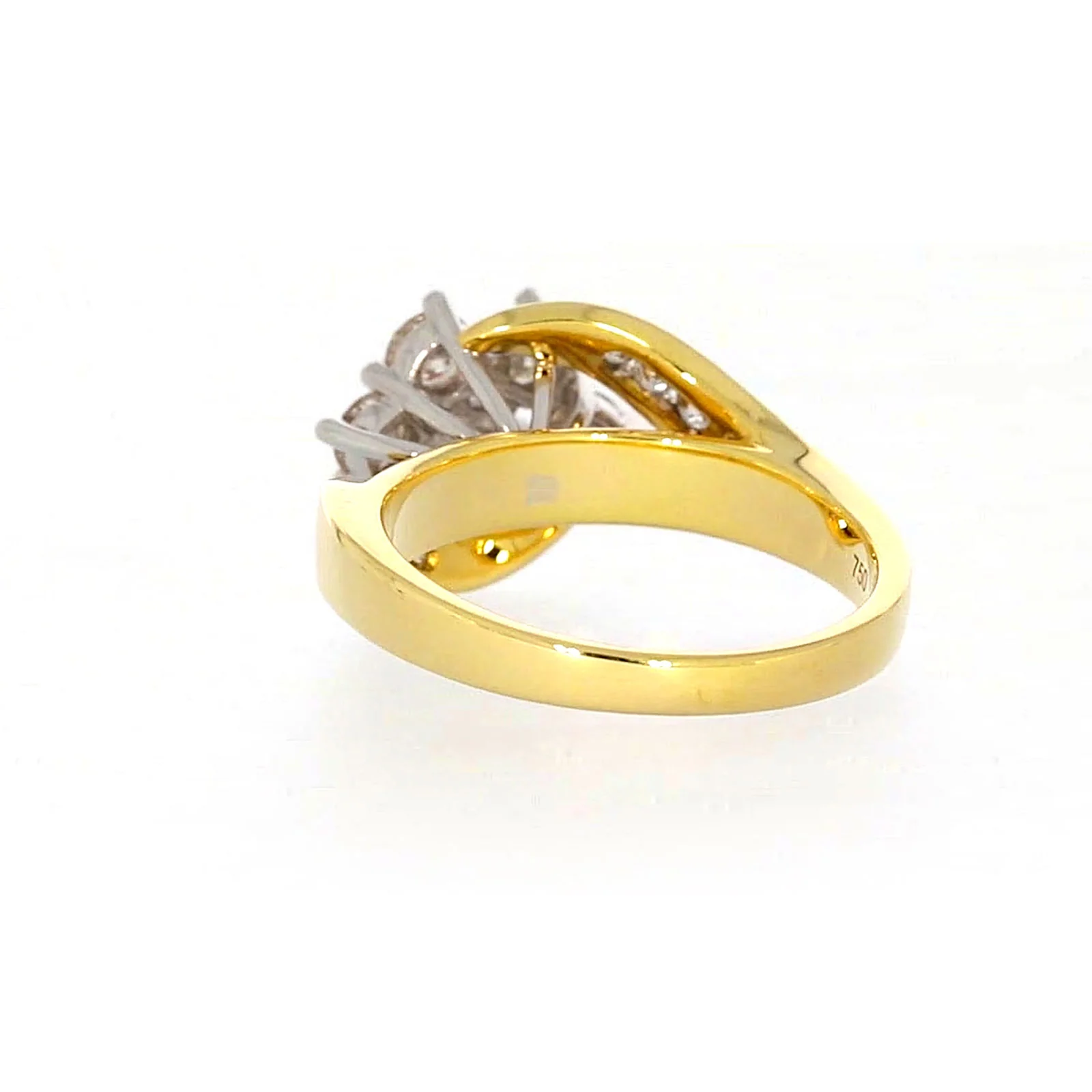 18ct Two Tone Gold Round Brilliant Cut with 1 CARAT tw of Diamonds Ring - Image 34