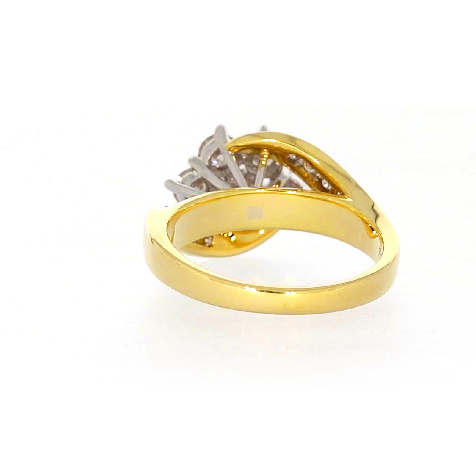 18ct Two Tone Gold Round Brilliant Cut with 1 CARAT tw of Diamonds Ring - Image 36