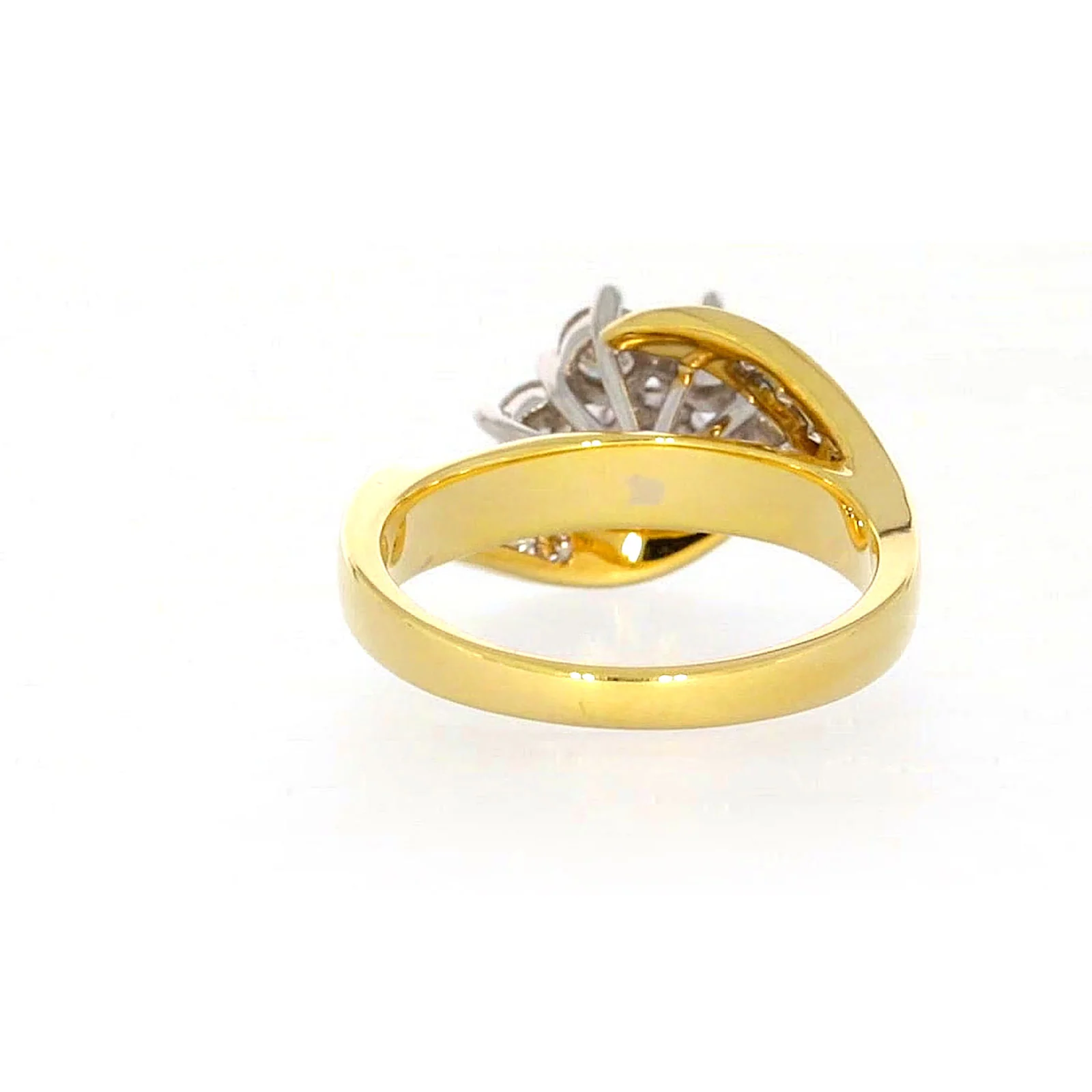 18ct Two Tone Gold Round Brilliant Cut with 1 CARAT tw of Diamonds Ring - Image 39