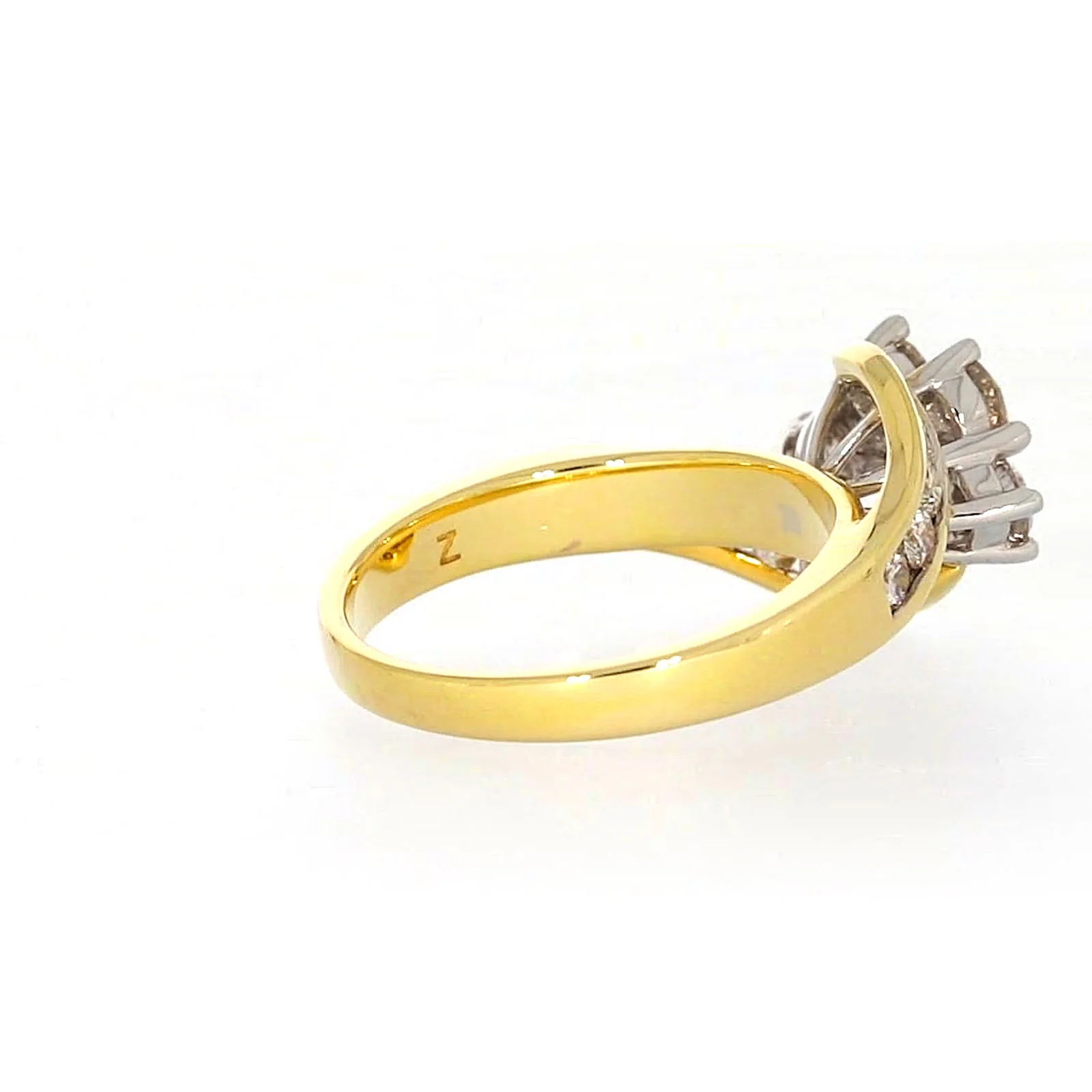 18ct Two Tone Gold Round Brilliant Cut with 1 CARAT tw of Diamonds Ring - Image 49
