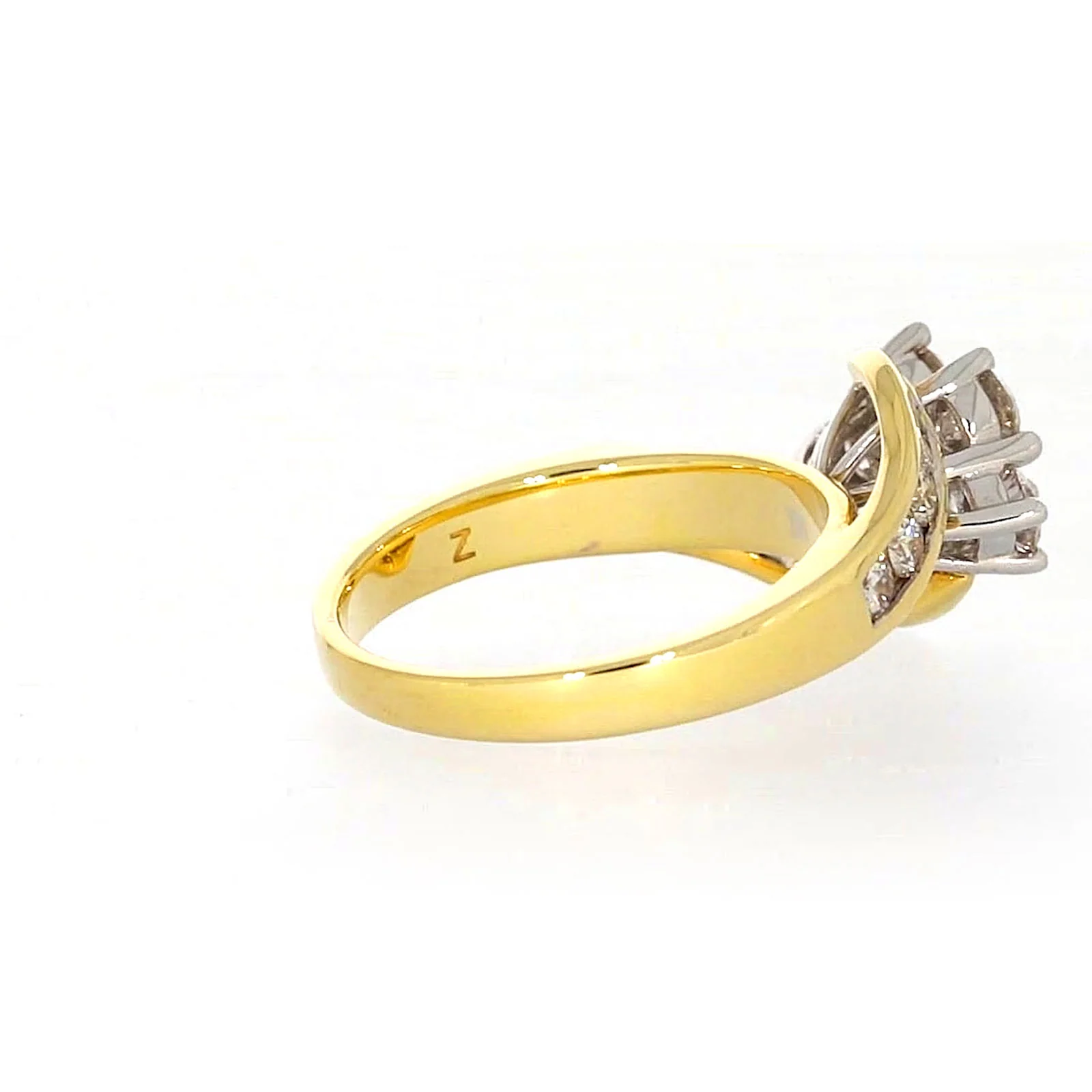 18ct Two Tone Gold Round Brilliant Cut with 1 CARAT tw of Diamonds Ring - Image 50