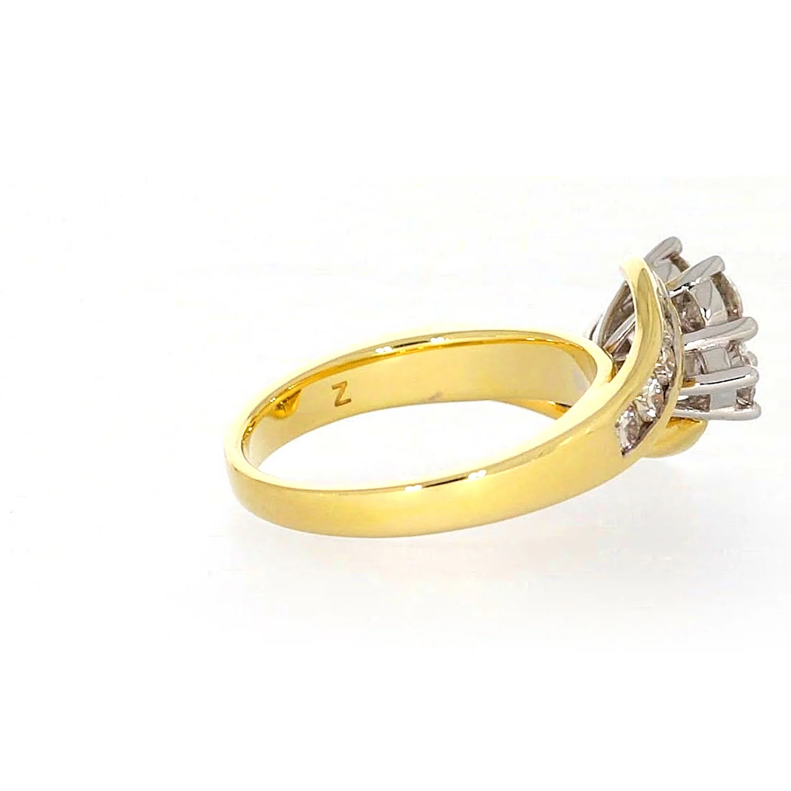 18ct Two Tone Gold Round Brilliant Cut with 1 CARAT tw of Diamonds Ring - Image 51