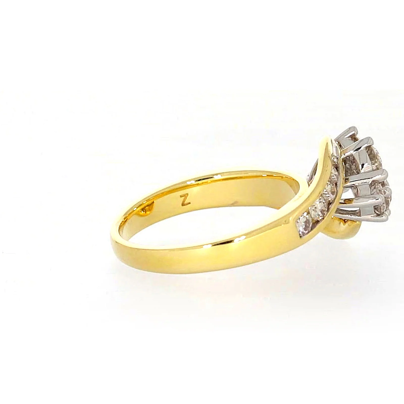 18ct Two Tone Gold Round Brilliant Cut with 1 CARAT tw of Diamonds Ring - Image 53