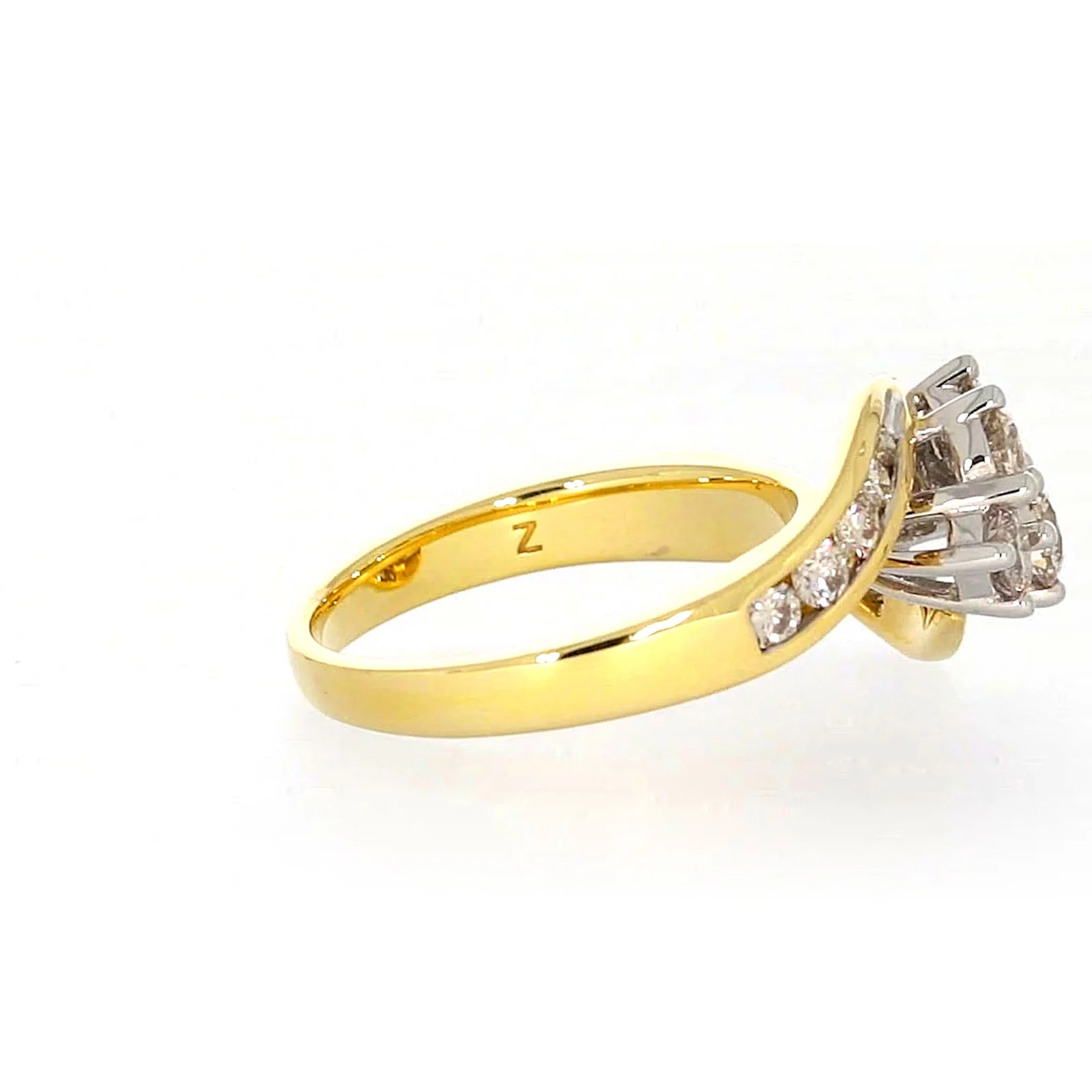 18ct Two Tone Gold Round Brilliant Cut with 1 CARAT tw of Diamonds Ring - Image 55