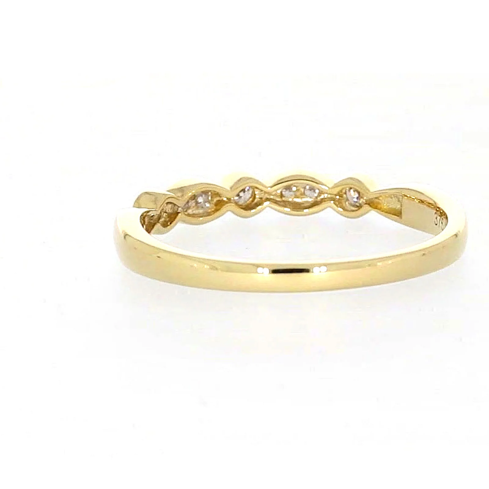 9ct Yellow Gold Round Brilliant Cut with 0.15 CARAT tw of Diamonds Ring - Image 35