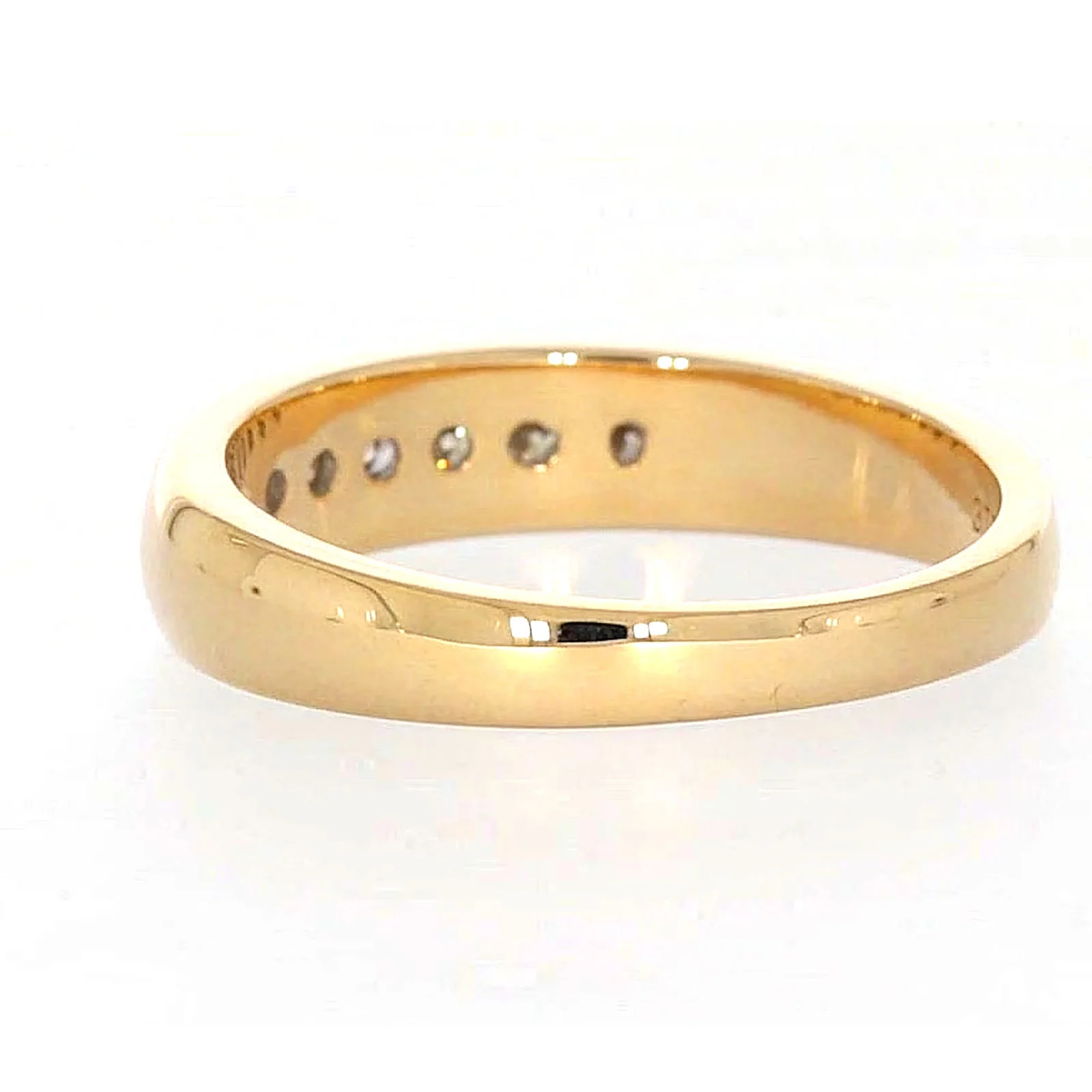 9ct Yellow Gold Round Brilliant Cut with 1/2 CARAT tw of Diamonds Mens Ring - Image 31