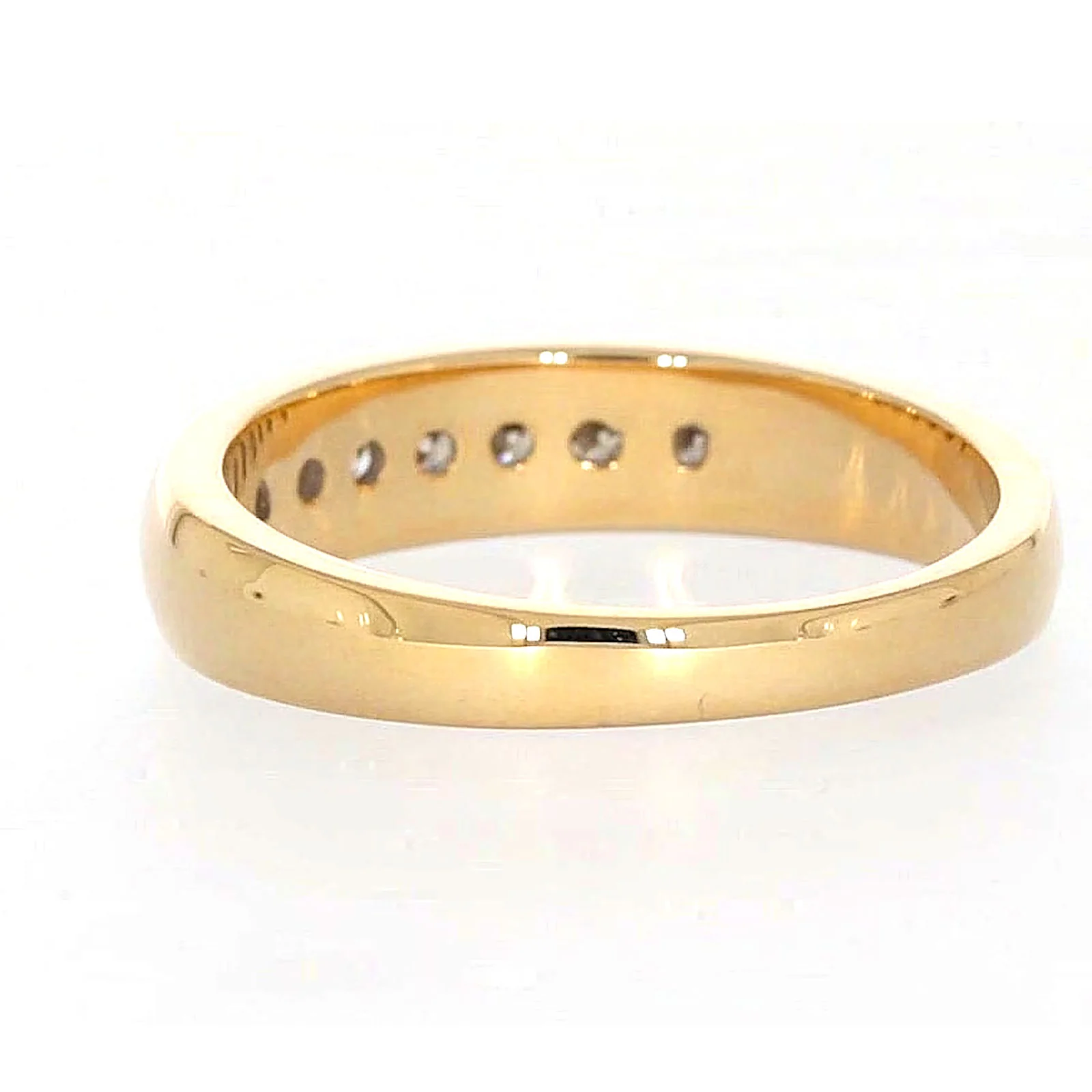 9ct Yellow Gold Round Brilliant Cut with 1/2 CARAT tw of Diamonds Mens Ring - Image 33