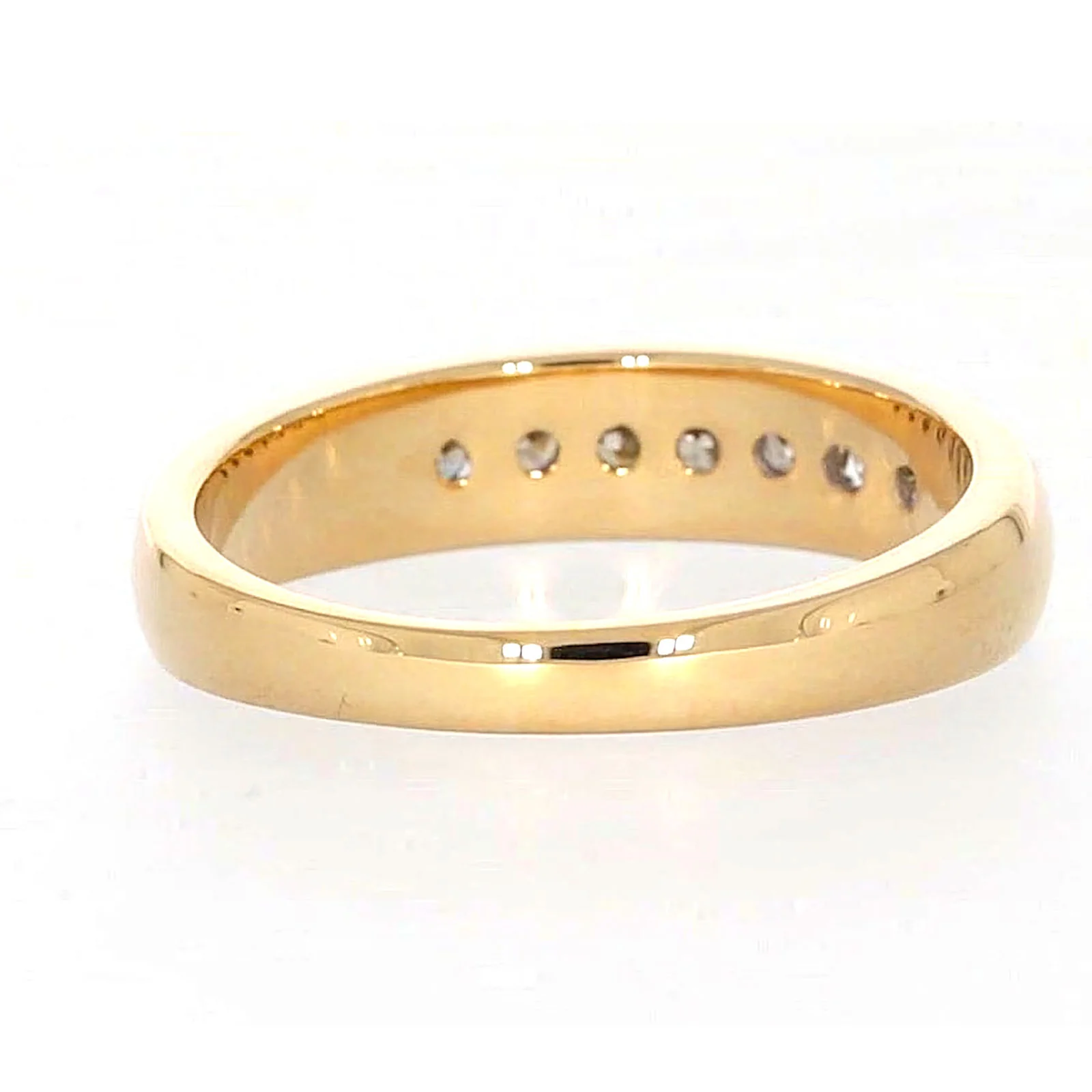 9ct Yellow Gold Round Brilliant Cut with 1/2 CARAT tw of Diamonds Mens Ring - Image 42