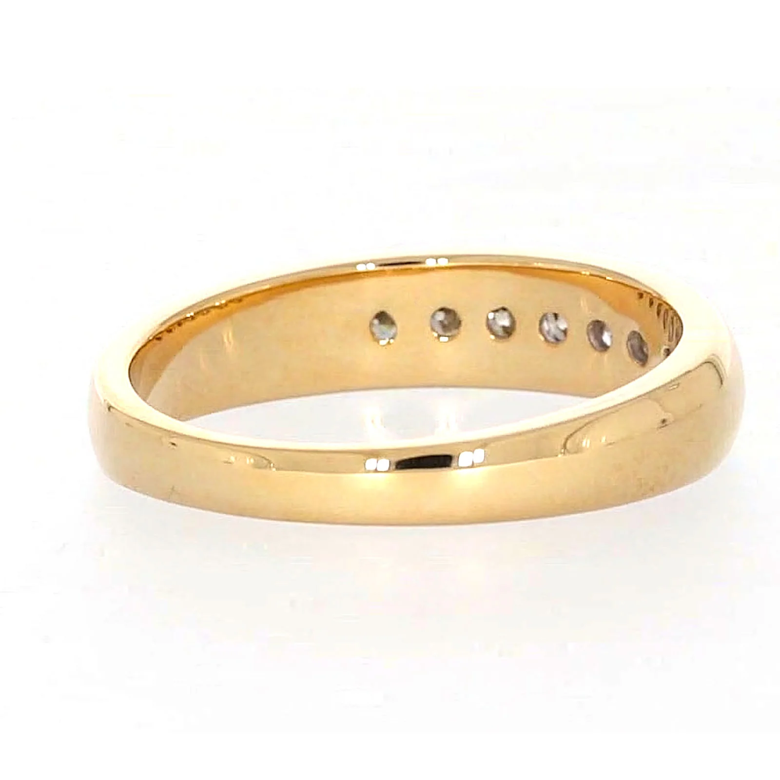 9ct Yellow Gold Round Brilliant Cut with 1/2 CARAT tw of Diamonds Mens Ring - Image 45