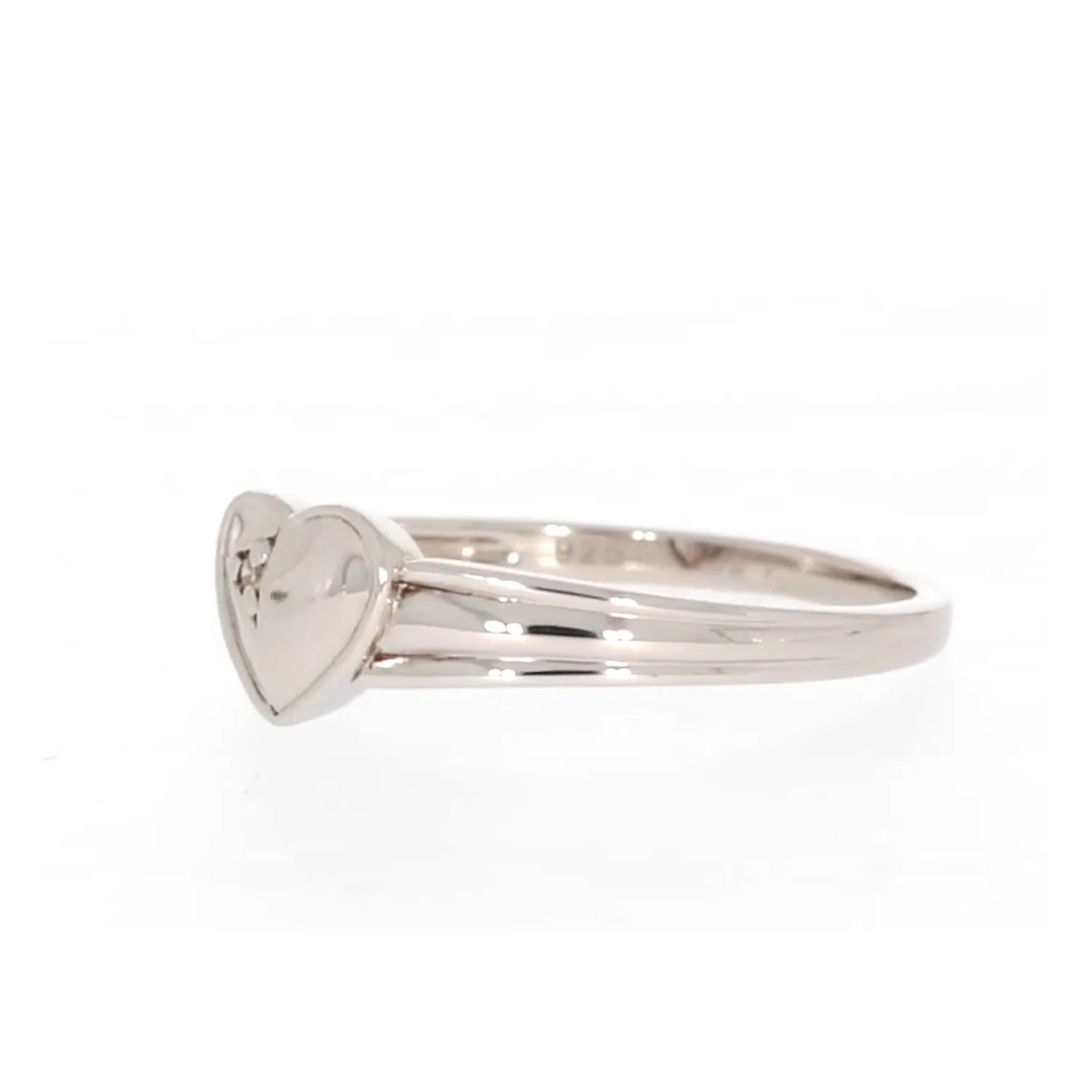 My First Diamond Kids Sterling Silver Diamond Set Signet Ring - Image 13