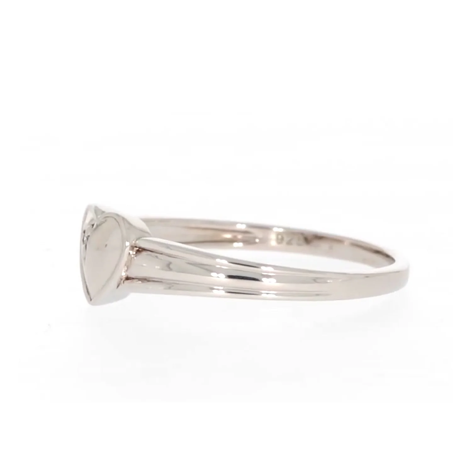 My First Diamond Kids Sterling Silver Diamond Set Signet Ring - Image 16