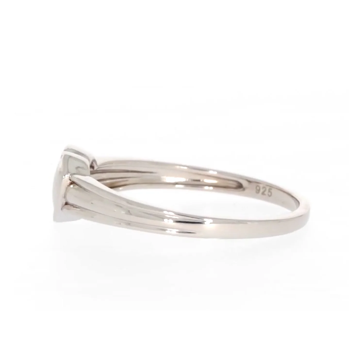 My First Diamond Kids Sterling Silver Diamond Set Signet Ring - Image 22