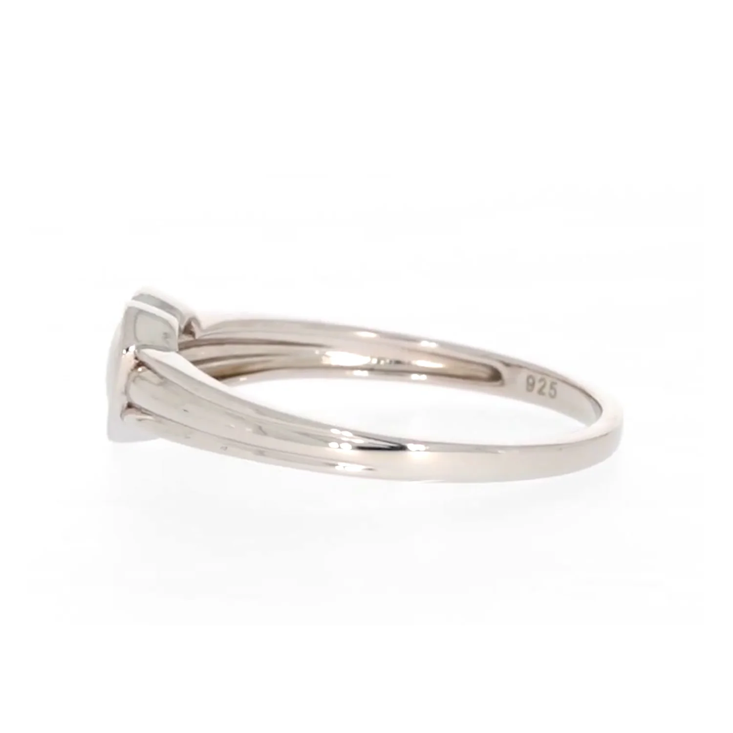 My First Diamond Kids Sterling Silver Diamond Set Signet Ring - Image 23