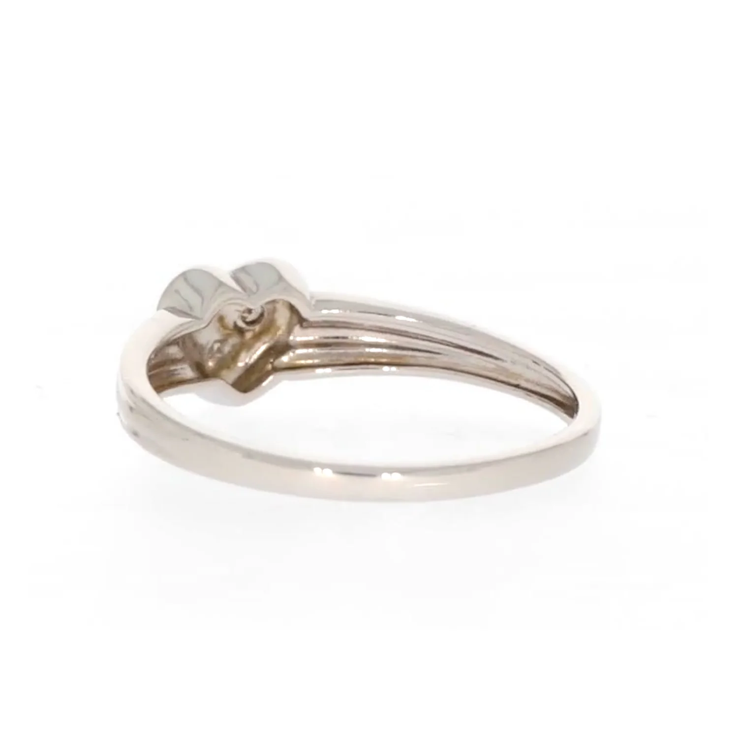 My First Diamond Kids Sterling Silver Diamond Set Signet Ring - Image 33