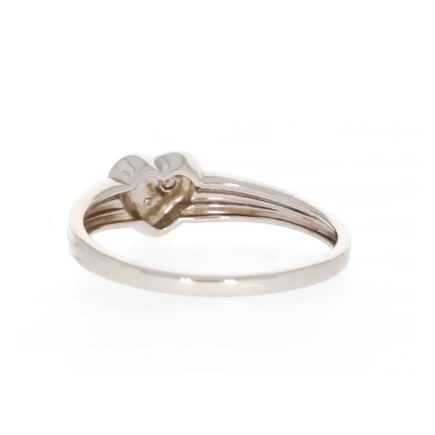 My First Diamond Kids Sterling Silver Diamond Set Signet Ring - Image 35