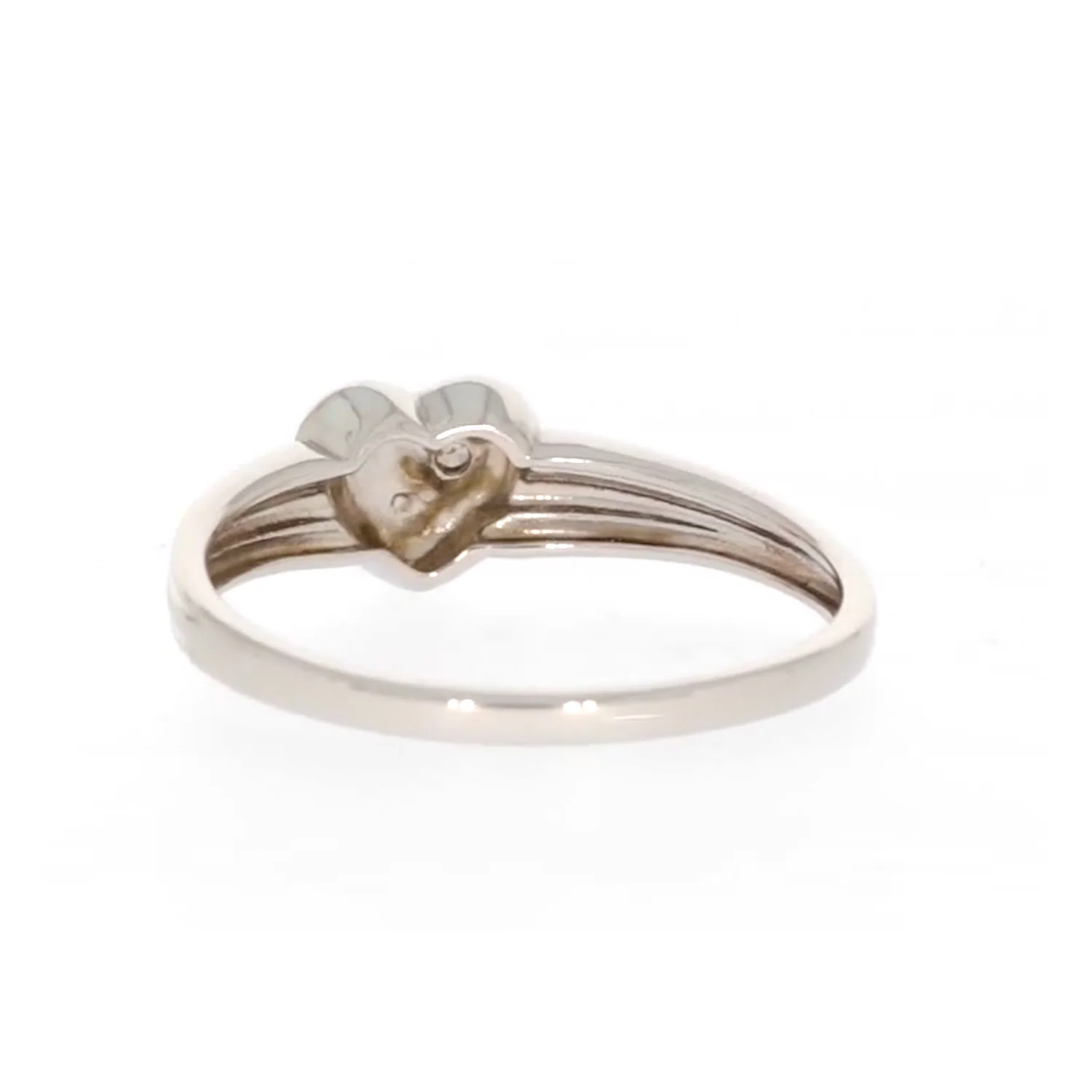 My First Diamond Kids Sterling Silver Diamond Set Signet Ring - Image 36