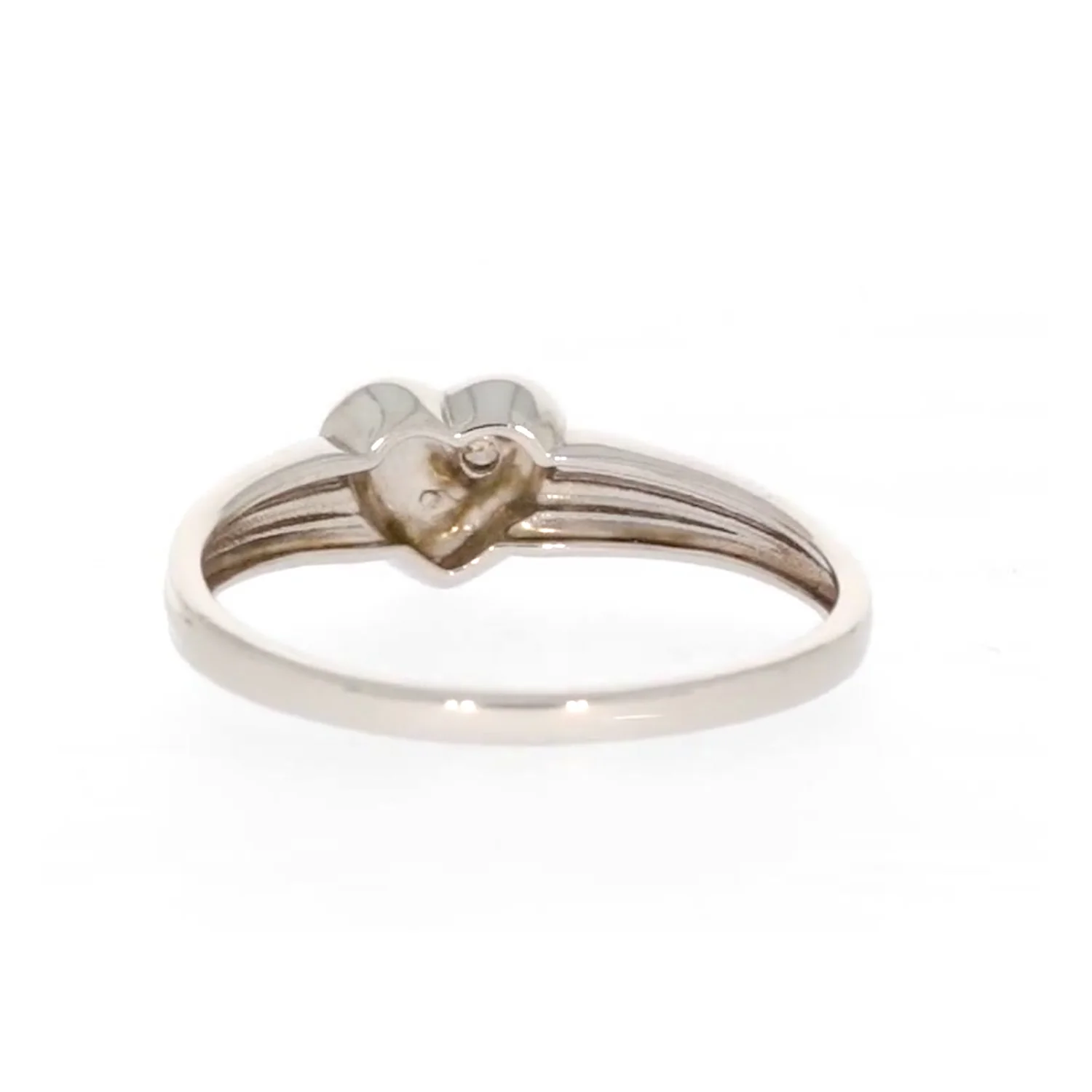 My First Diamond Kids Sterling Silver Diamond Set Signet Ring - Image 37