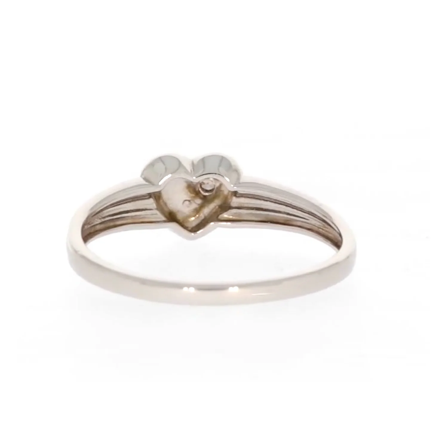 My First Diamond Kids Sterling Silver Diamond Set Signet Ring - Image 38