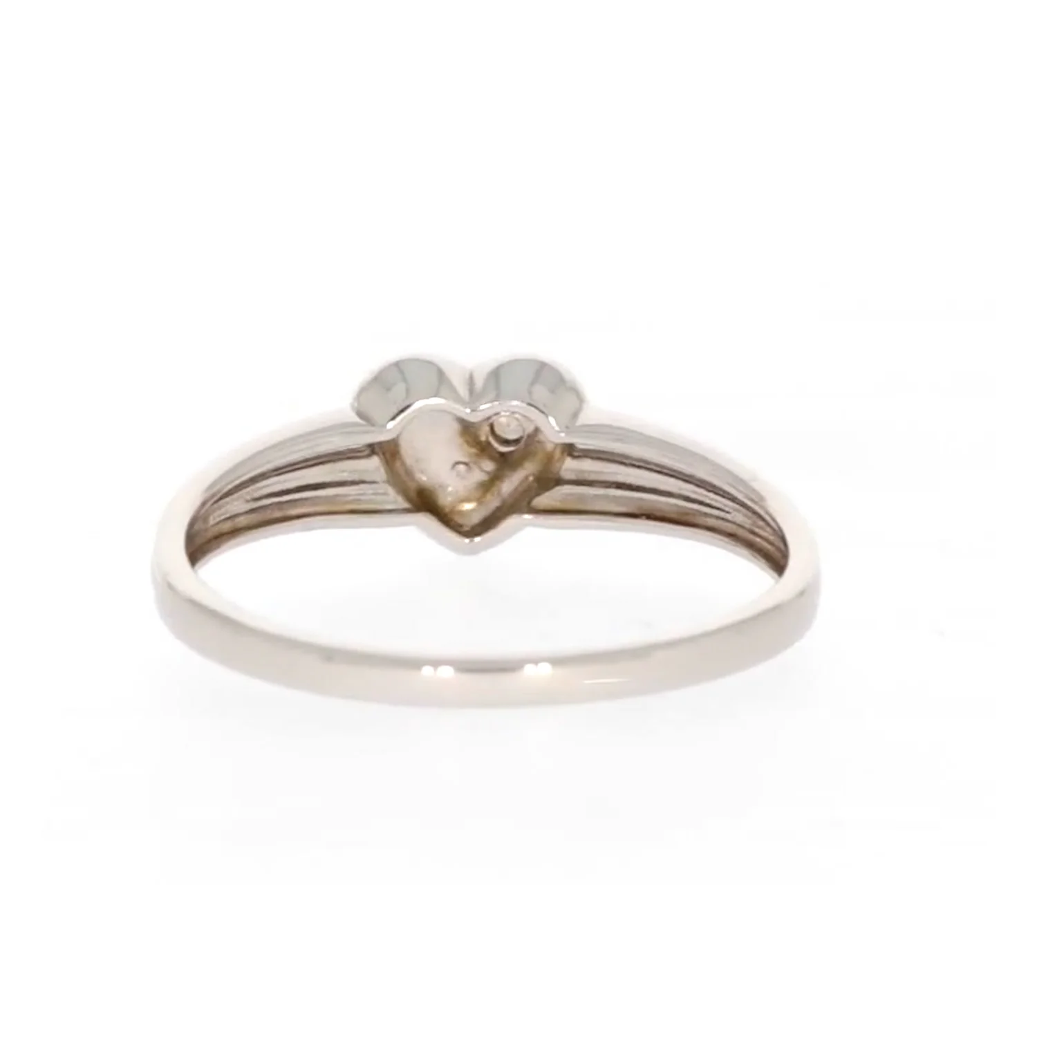 My First Diamond Kids Sterling Silver Diamond Set Signet Ring - Image 39