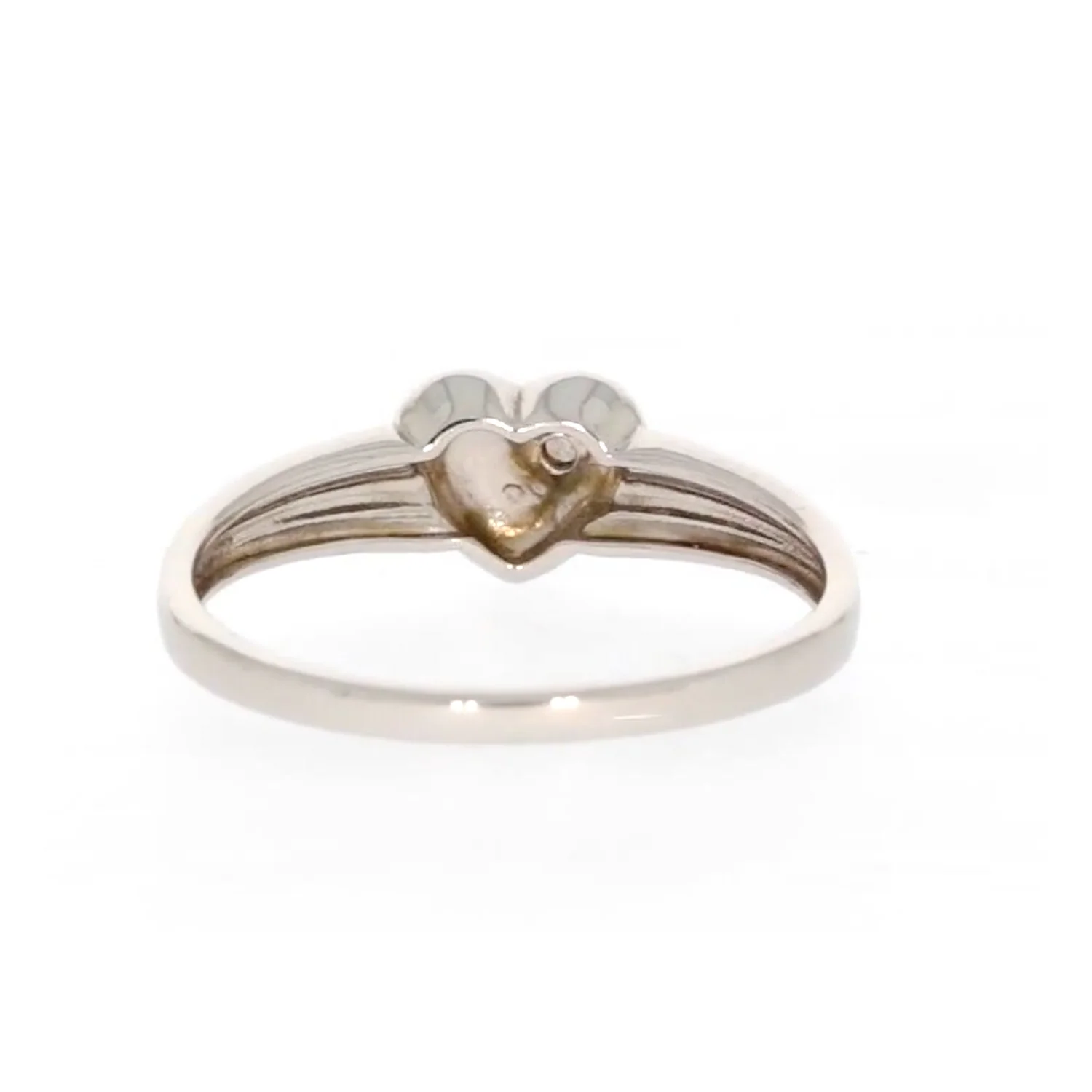 My First Diamond Kids Sterling Silver Diamond Set Signet Ring - Image 40