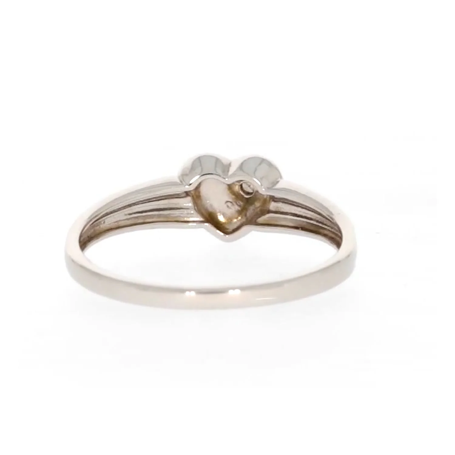 My First Diamond Kids Sterling Silver Diamond Set Signet Ring - Image 41
