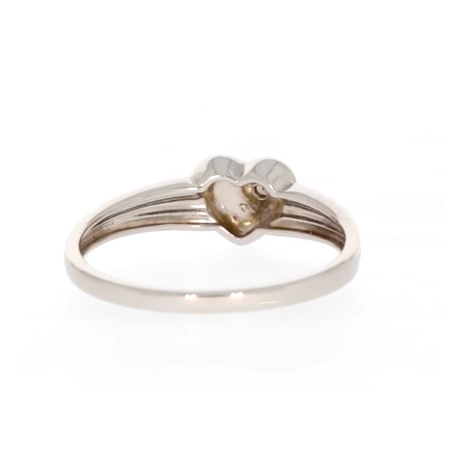 My First Diamond Kids Sterling Silver Diamond Set Signet Ring - Image 42
