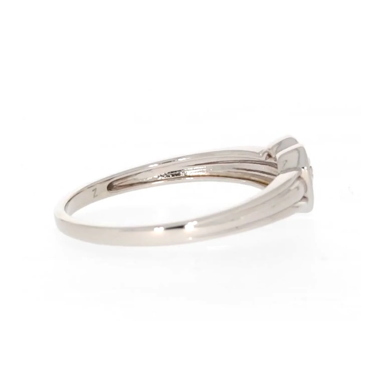 My First Diamond Kids Sterling Silver Diamond Set Signet Ring - Image 55