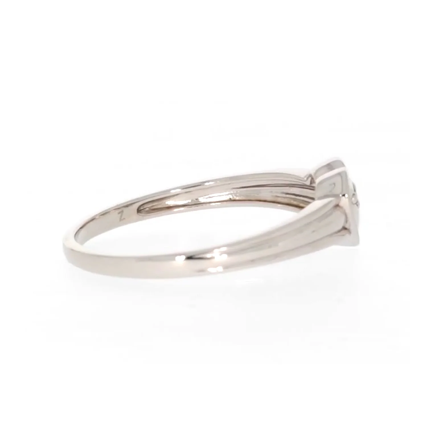 My First Diamond Kids Sterling Silver Diamond Set Signet Ring - Image 57