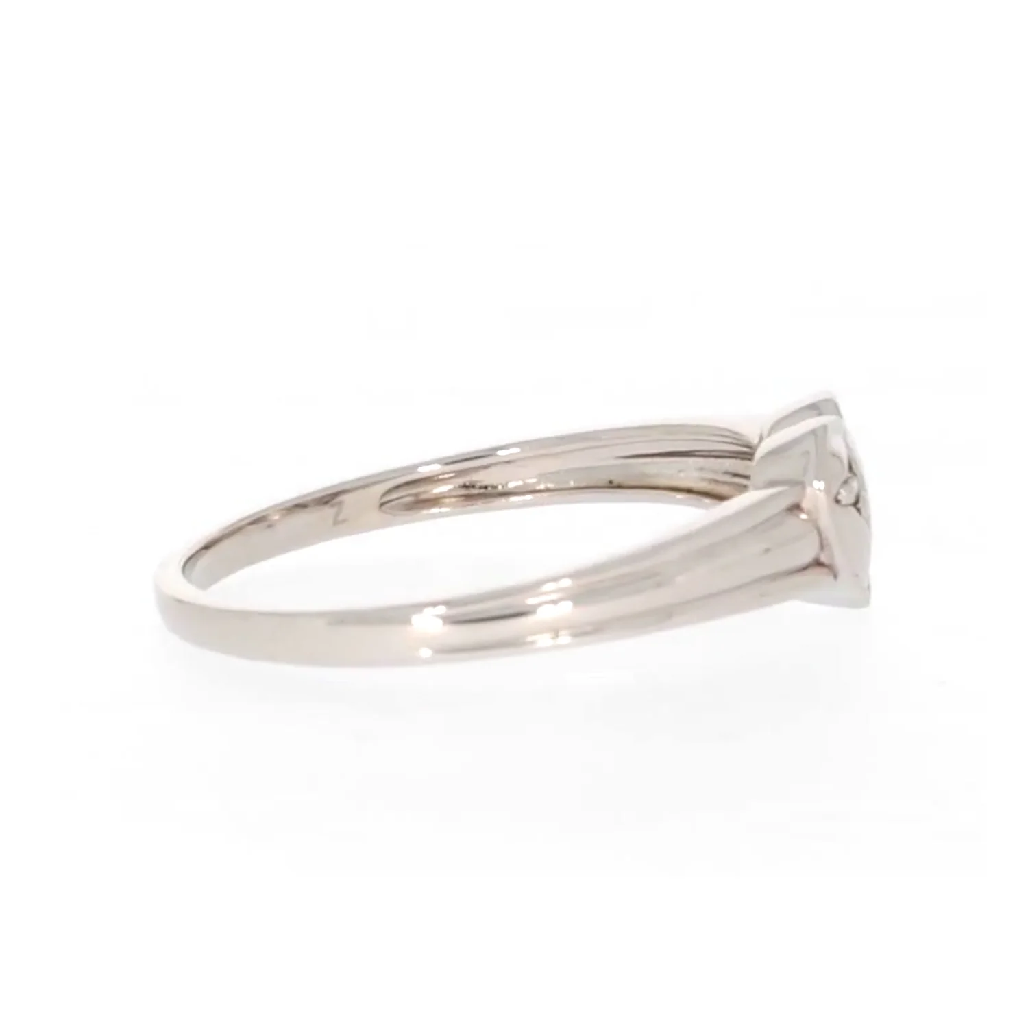 My First Diamond Kids Sterling Silver Diamond Set Signet Ring - Image 59