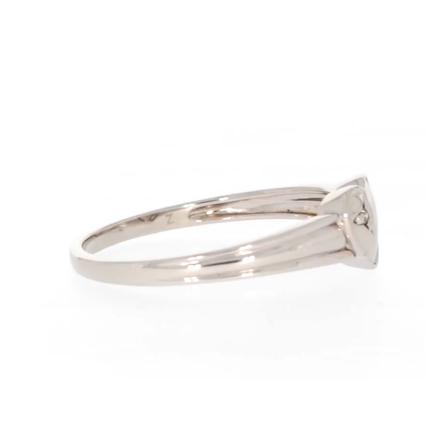 My First Diamond Kids Sterling Silver Diamond Set Signet Ring - Image 61