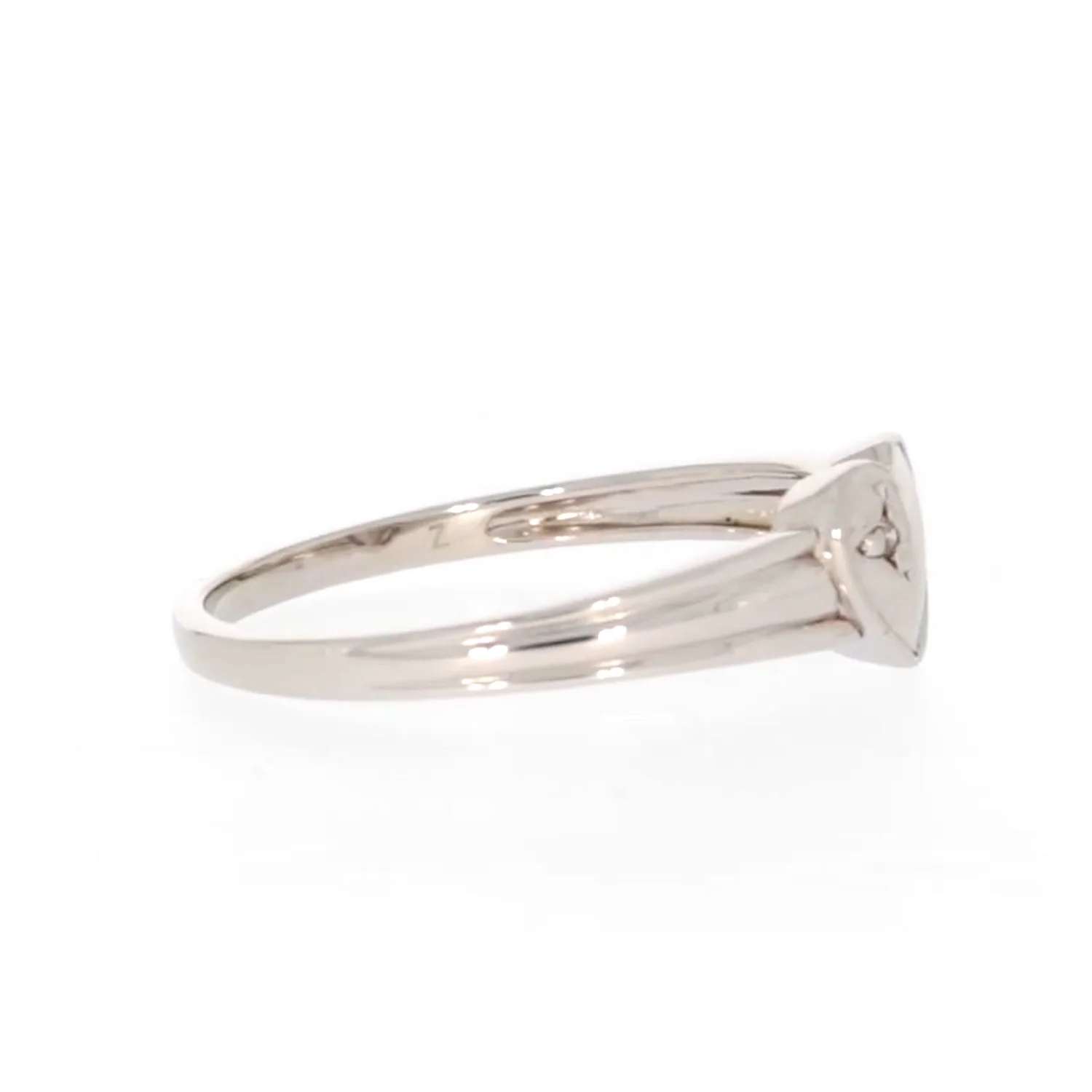 My First Diamond Kids Sterling Silver Diamond Set Signet Ring - Image 62