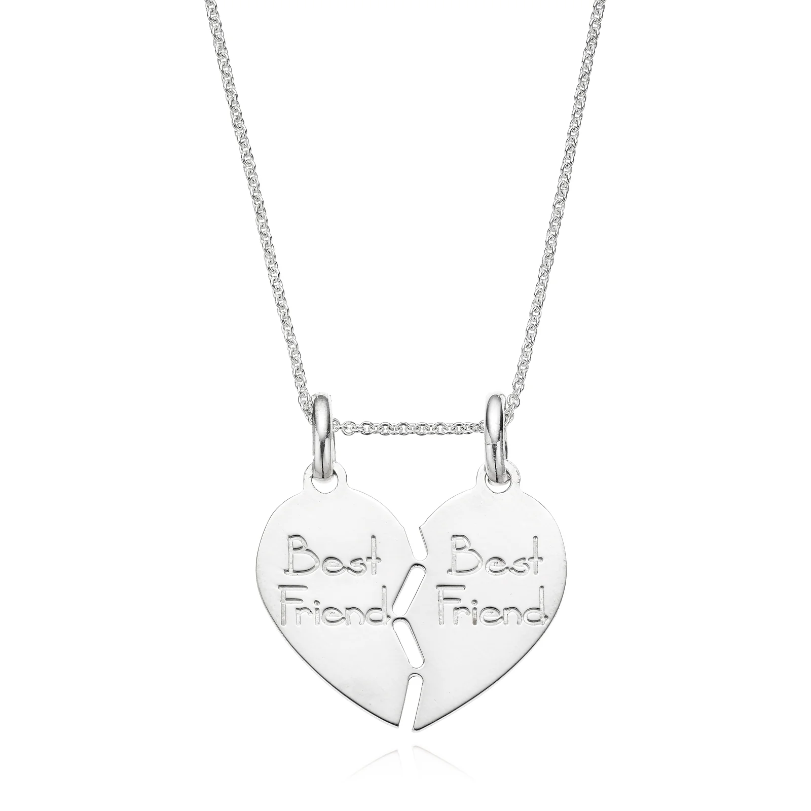 Sterling Silver Best Friend "Break" Pendant
