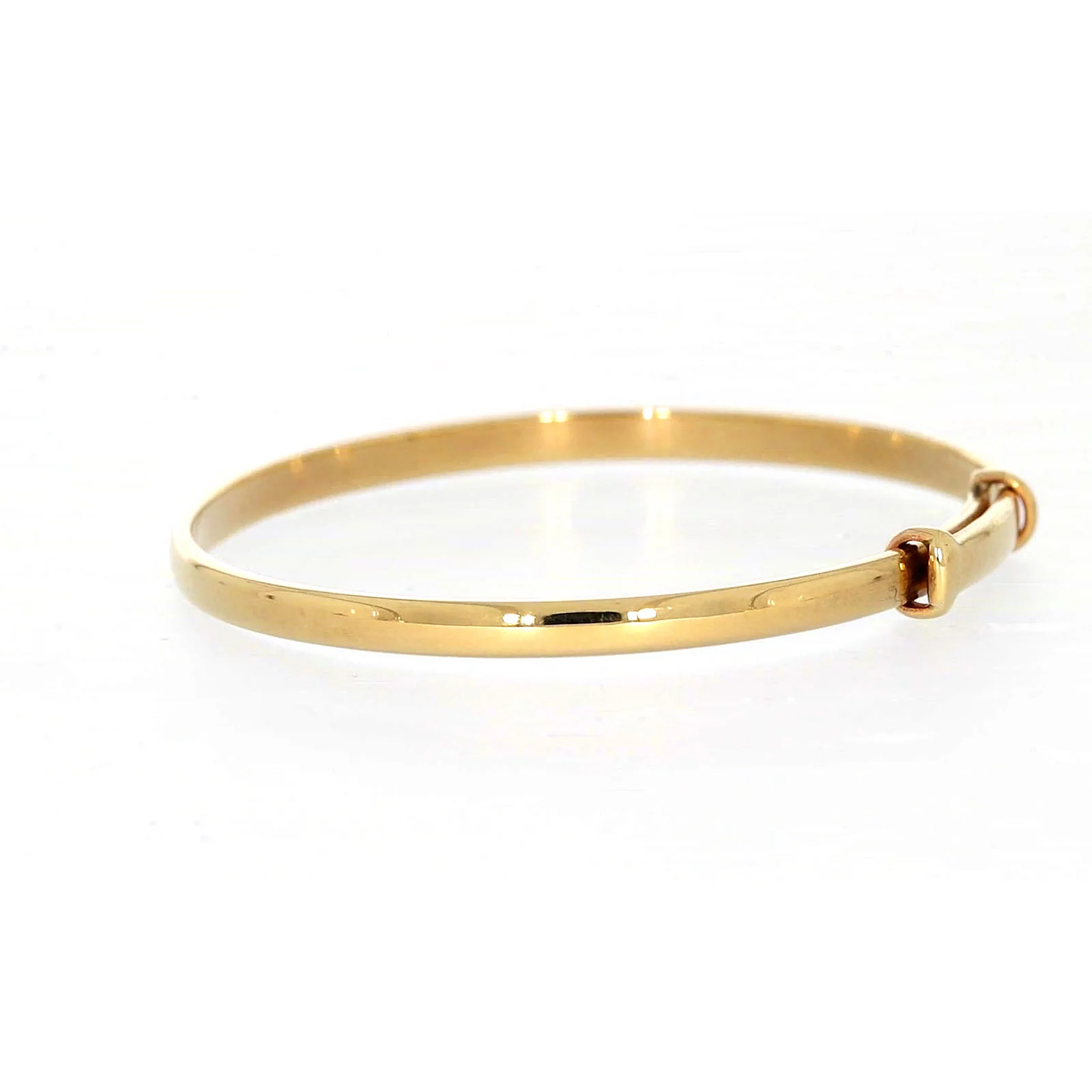 9ct Yellow Gold 34-48mm Adjustable Baby Bangle - Image 22