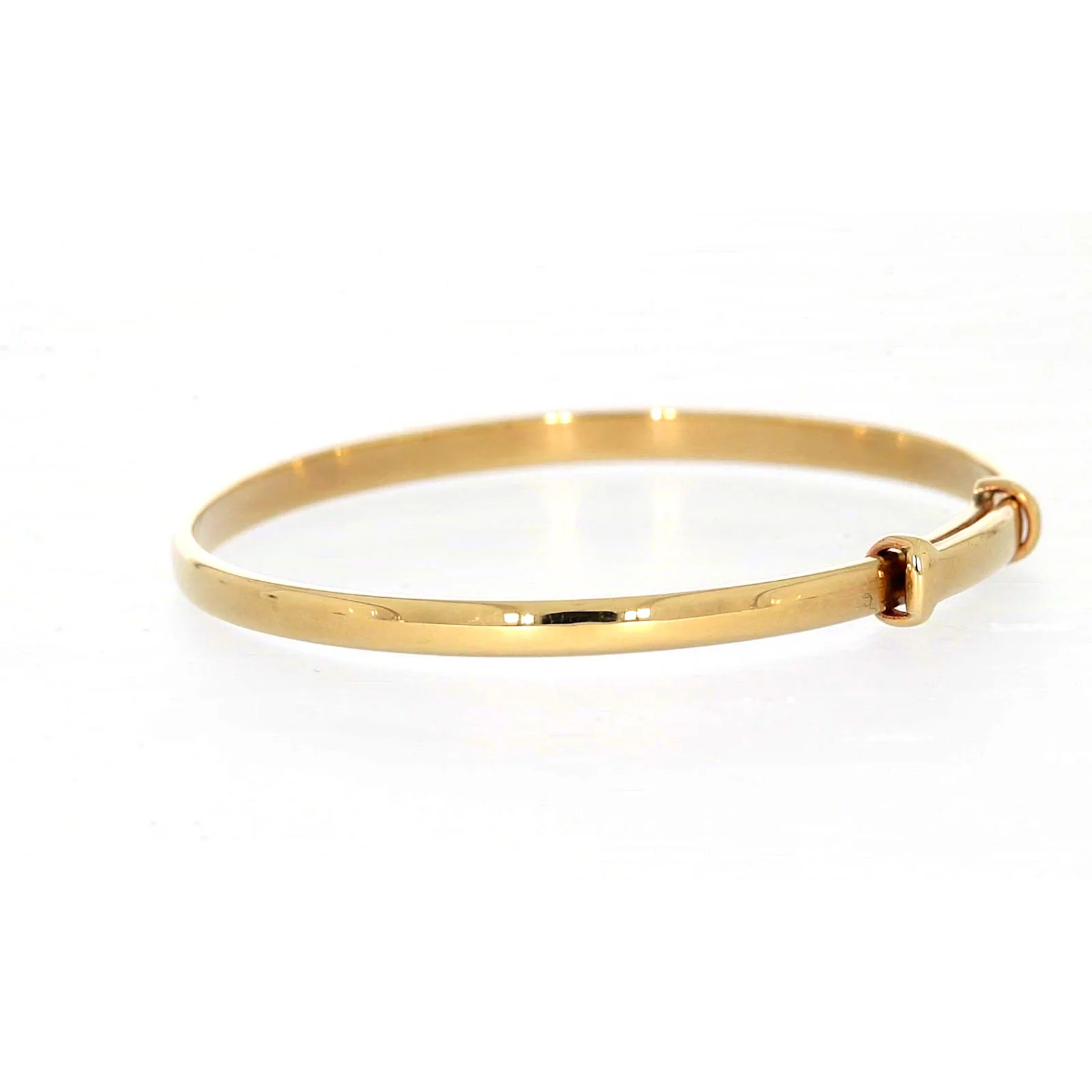 9ct Yellow Gold 34-48mm Adjustable Baby Bangle - Image 23