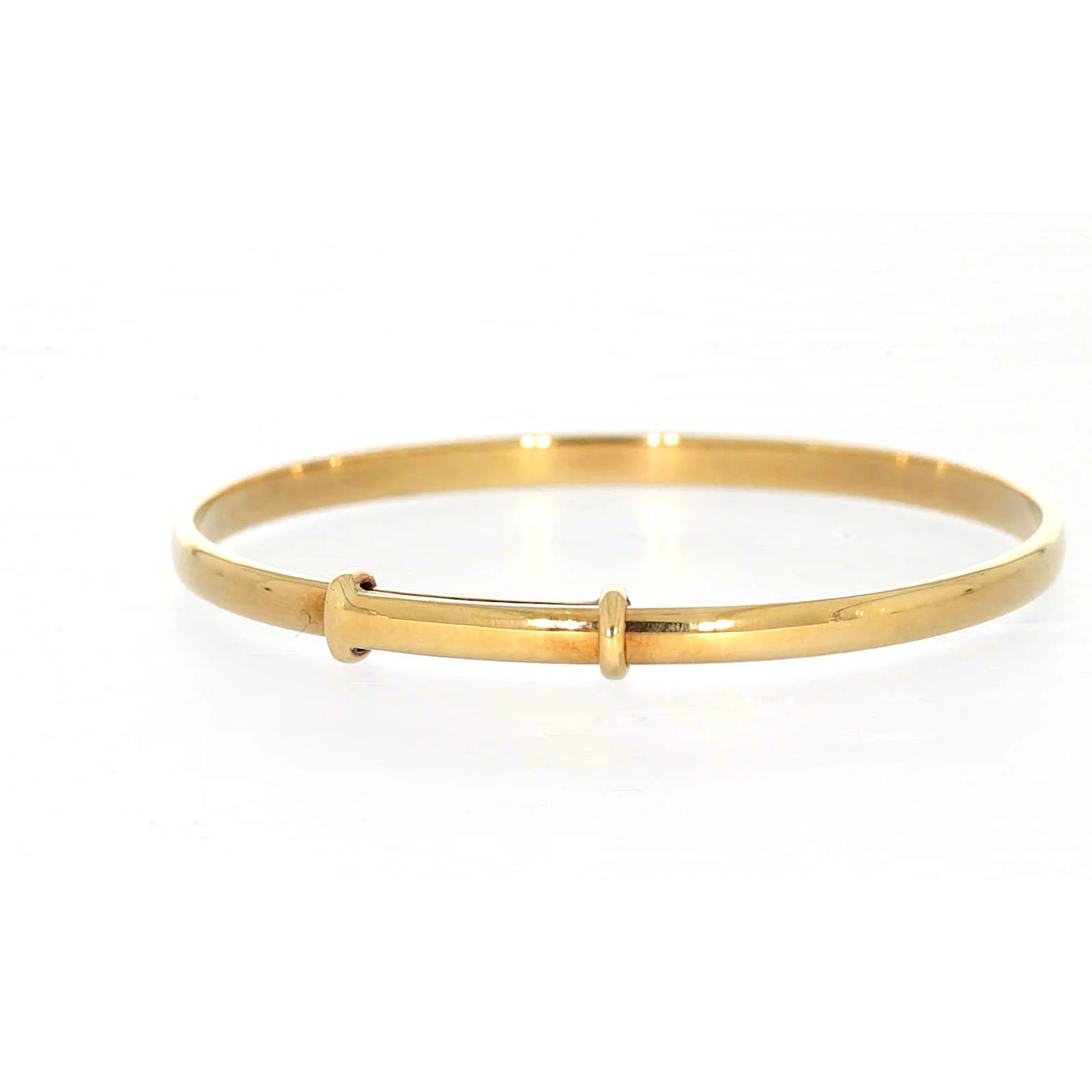 9ct Yellow Gold 34-48mm Adjustable Baby Bangle - Image 40