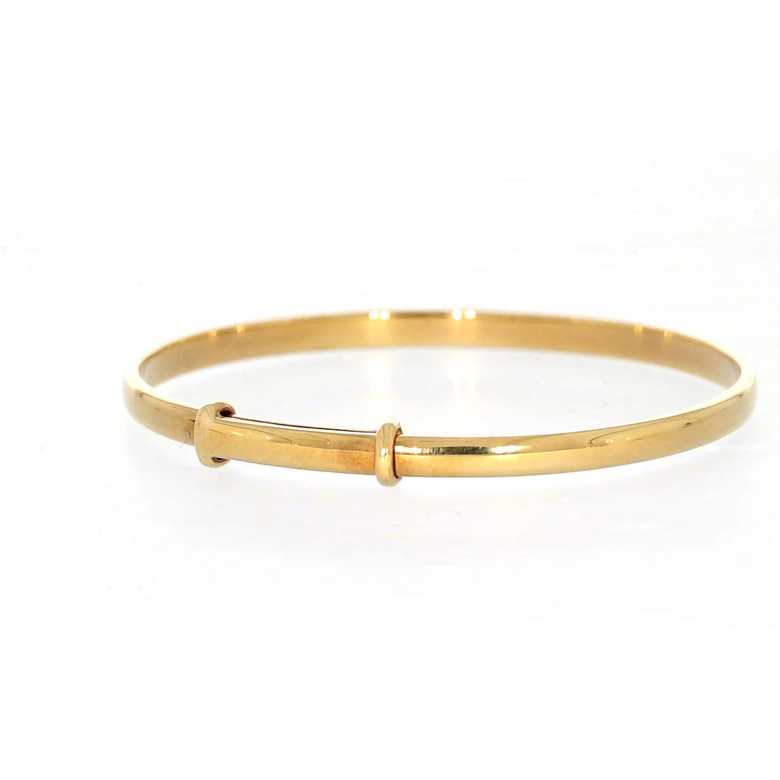 9ct Yellow Gold 34-48mm Adjustable Baby Bangle - Image 42