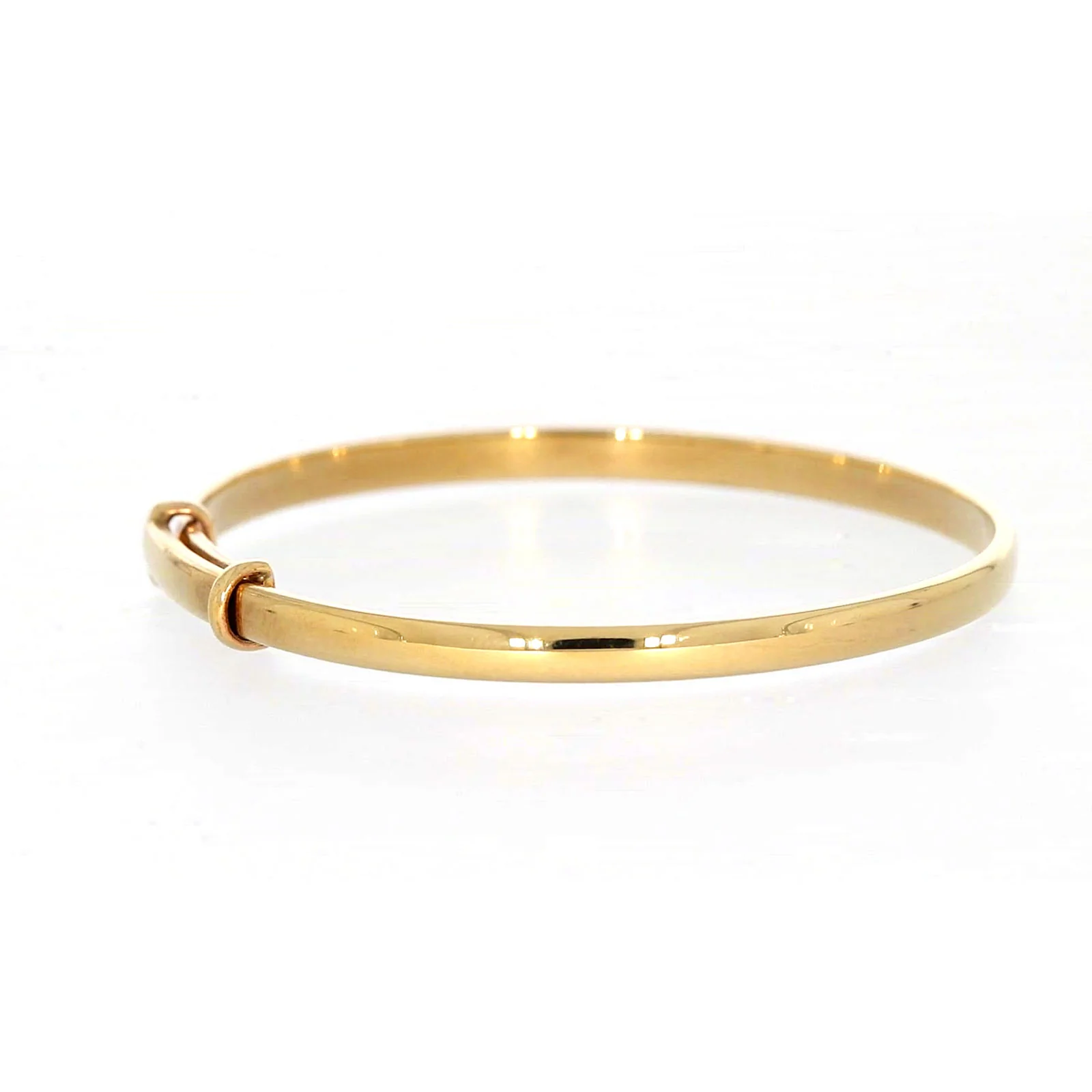 9ct Yellow Gold 34-48mm Adjustable Baby Bangle - Image 51