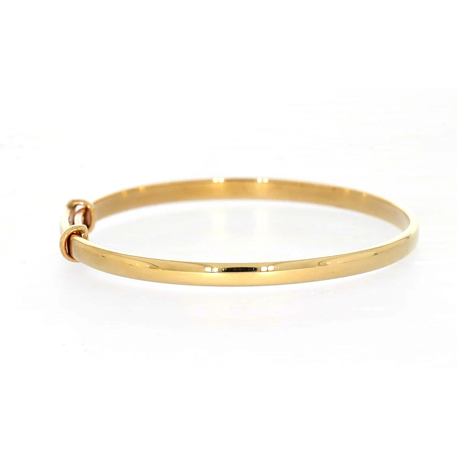 9ct Yellow Gold 34-48mm Adjustable Baby Bangle - Image 54