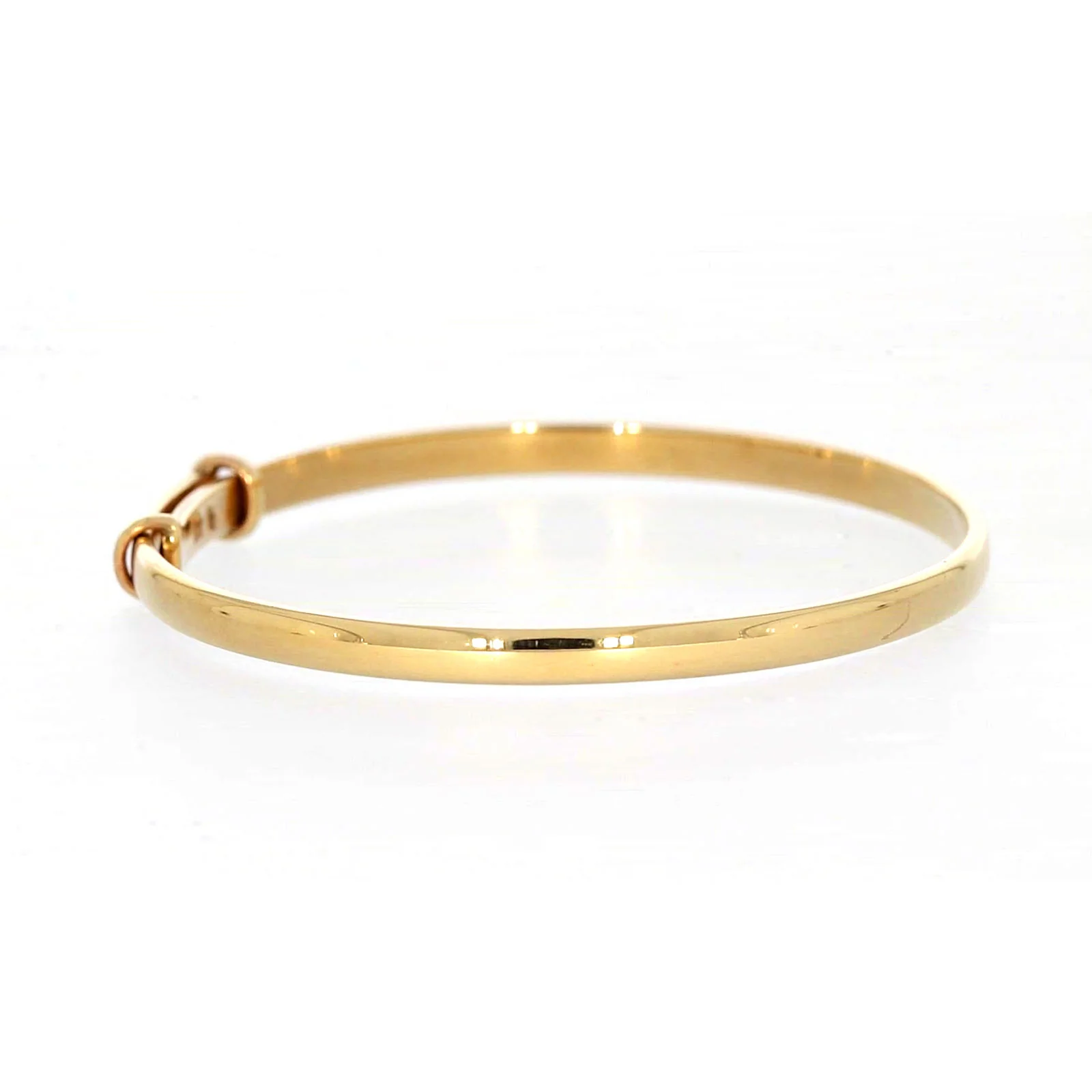 9ct Yellow Gold 34-48mm Adjustable Baby Bangle - Image 57