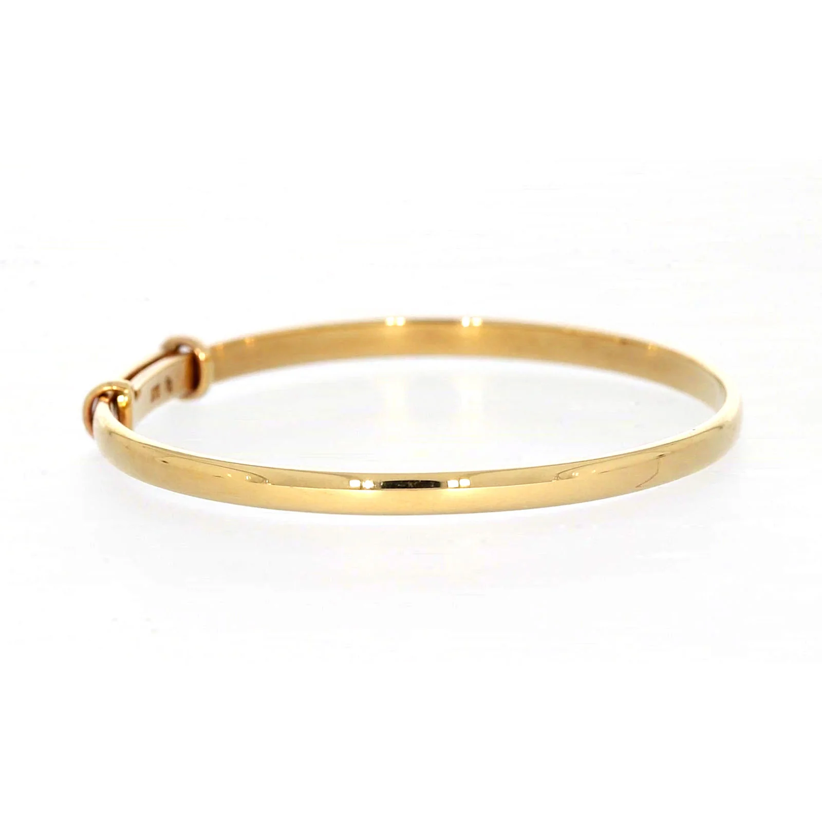9ct Yellow Gold 34-48mm Adjustable Baby Bangle - Image 58