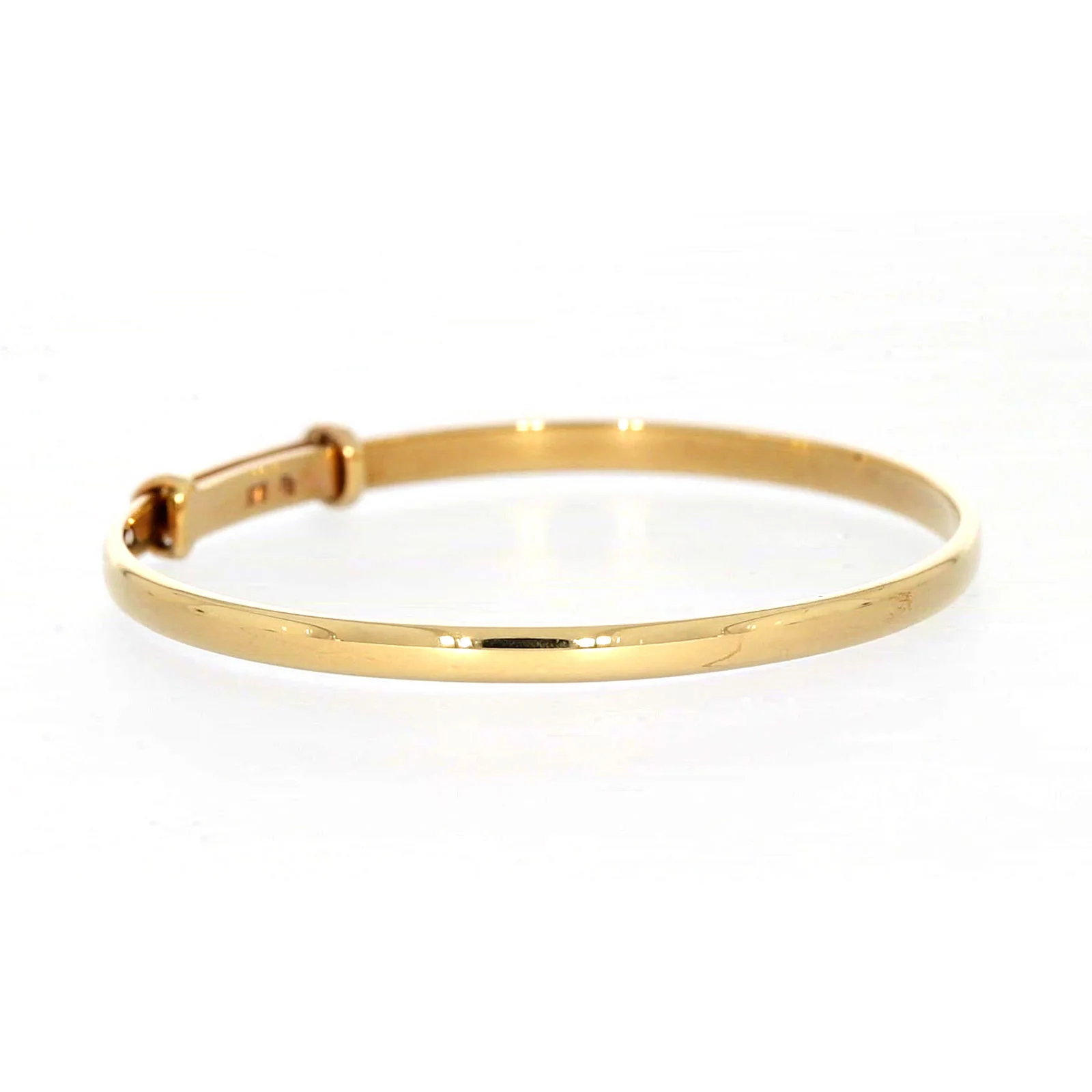 9ct Yellow Gold 34-48mm Adjustable Baby Bangle - Image 62