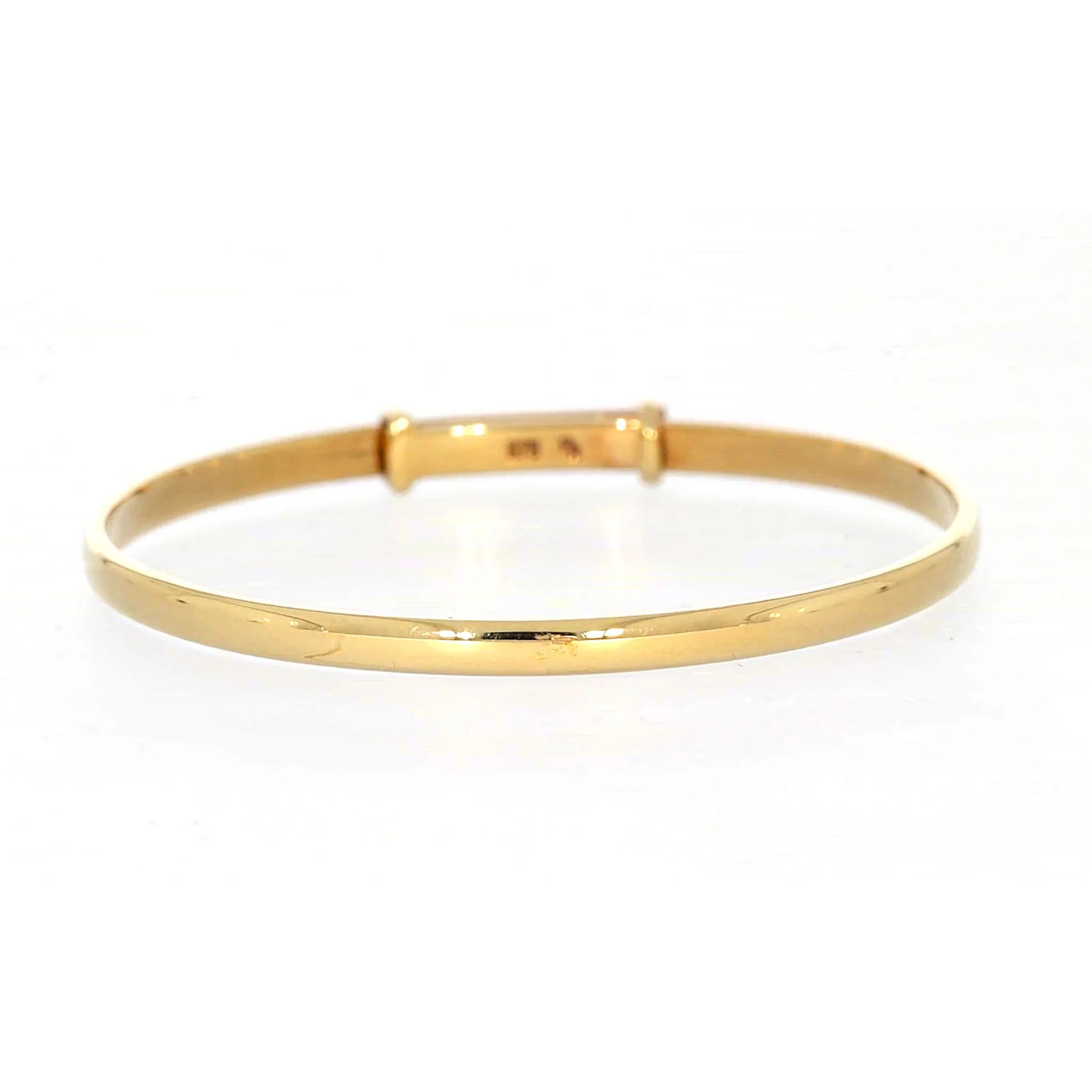 9ct Yellow Gold 34-48mm Adjustable Baby Bangle - Image 72