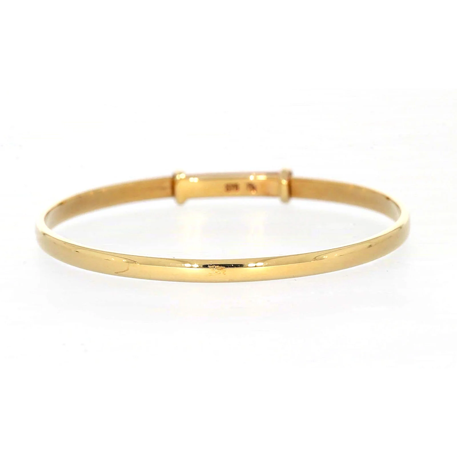9ct Yellow Gold 34-48mm Adjustable Baby Bangle - Image 73
