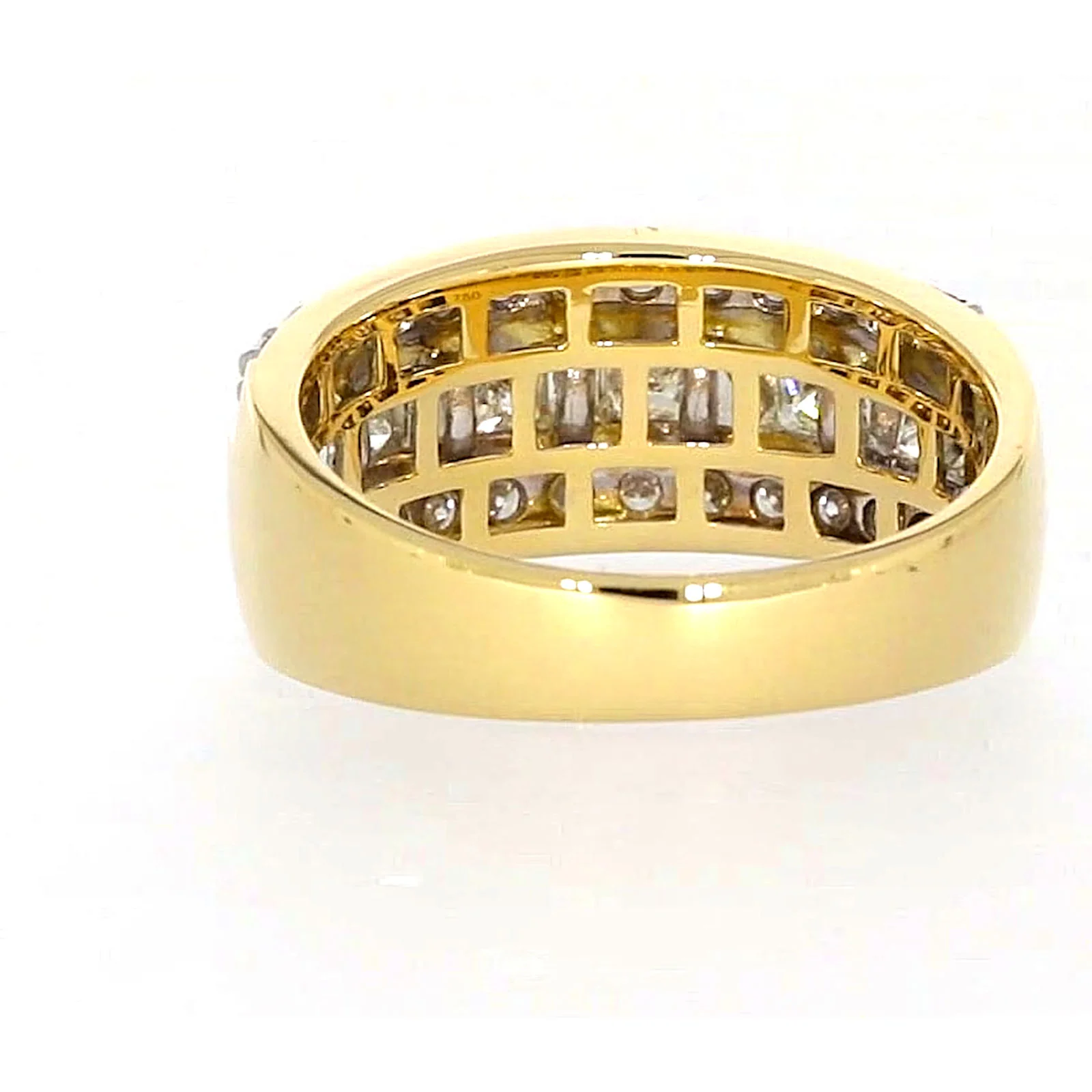 18ct Yellow Gold Princess Cut with 1.50 Carat tw of Diamonds Ring - Image 35