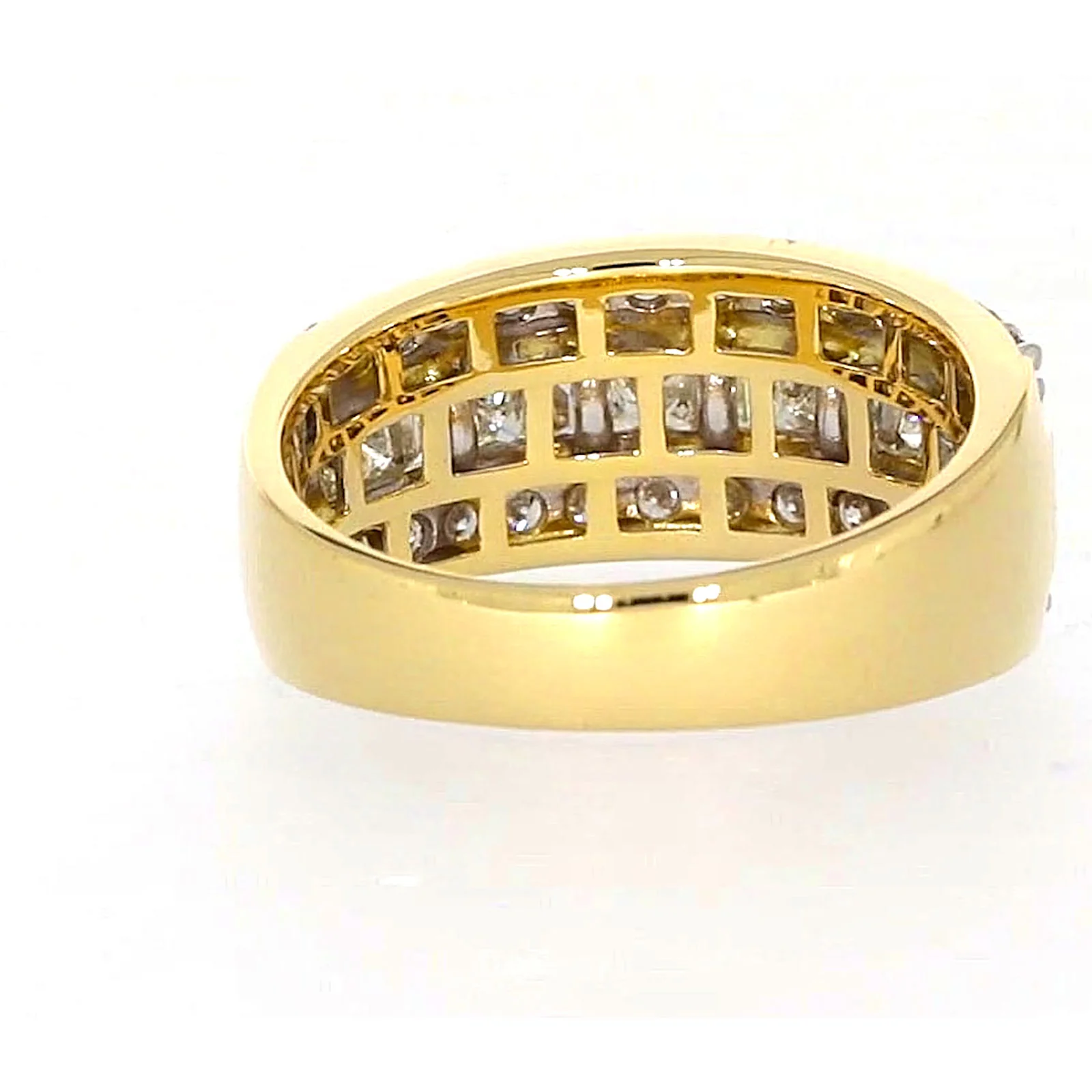 18ct Yellow Gold Princess Cut with 1.50 Carat tw of Diamonds Ring - Image 40