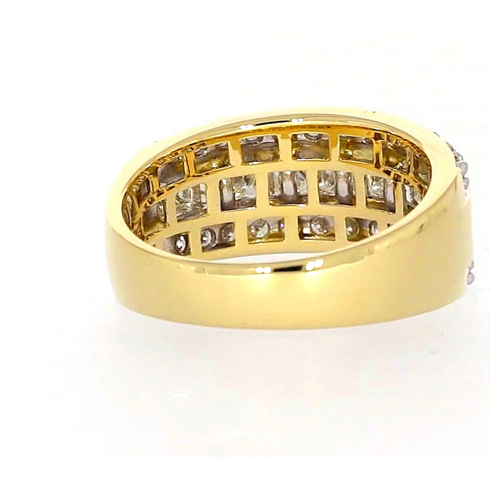 18ct Yellow Gold Princess Cut with 1.50 Carat tw of Diamonds Ring - Image 42