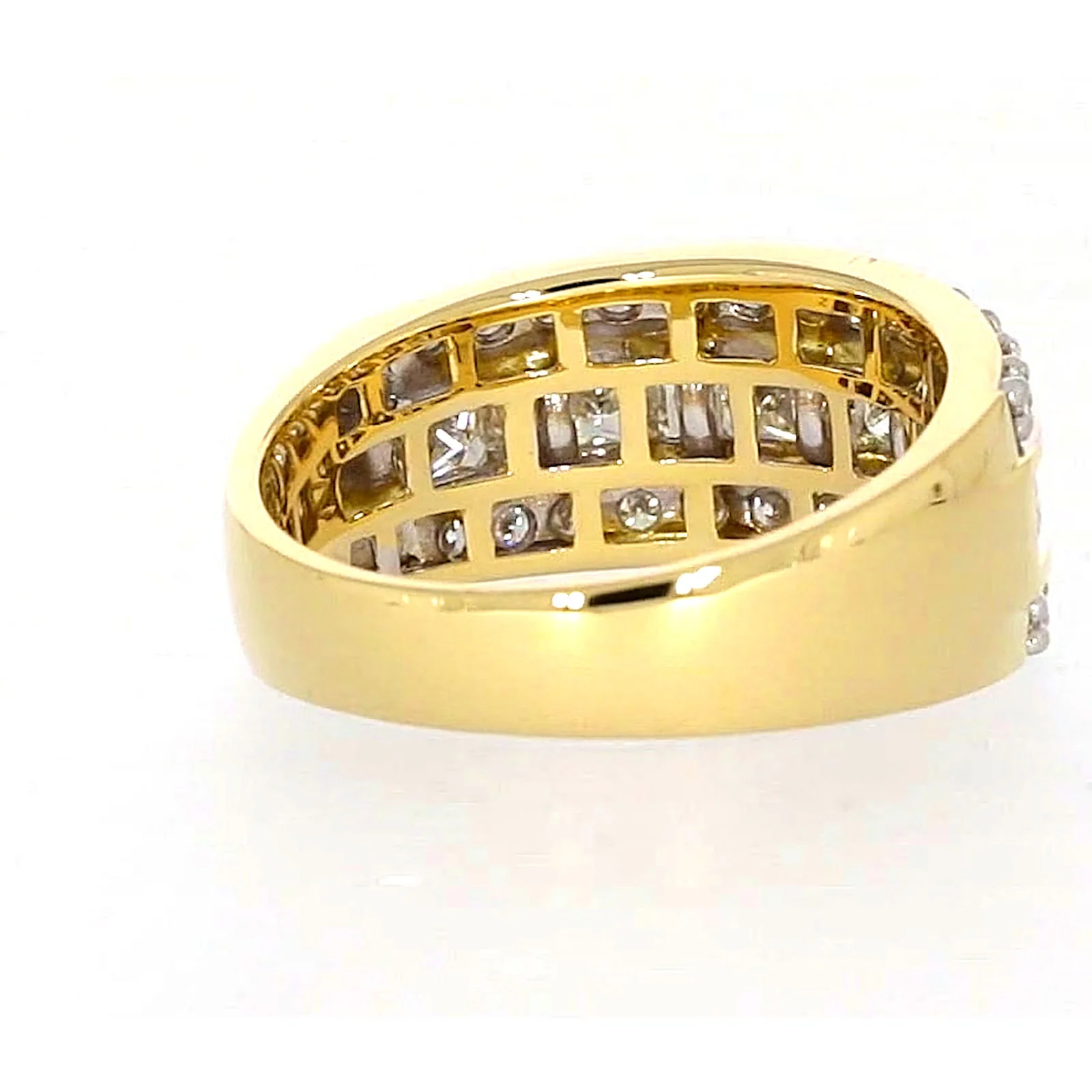 18ct Yellow Gold Princess Cut with 1.50 Carat tw of Diamonds Ring - Image 44