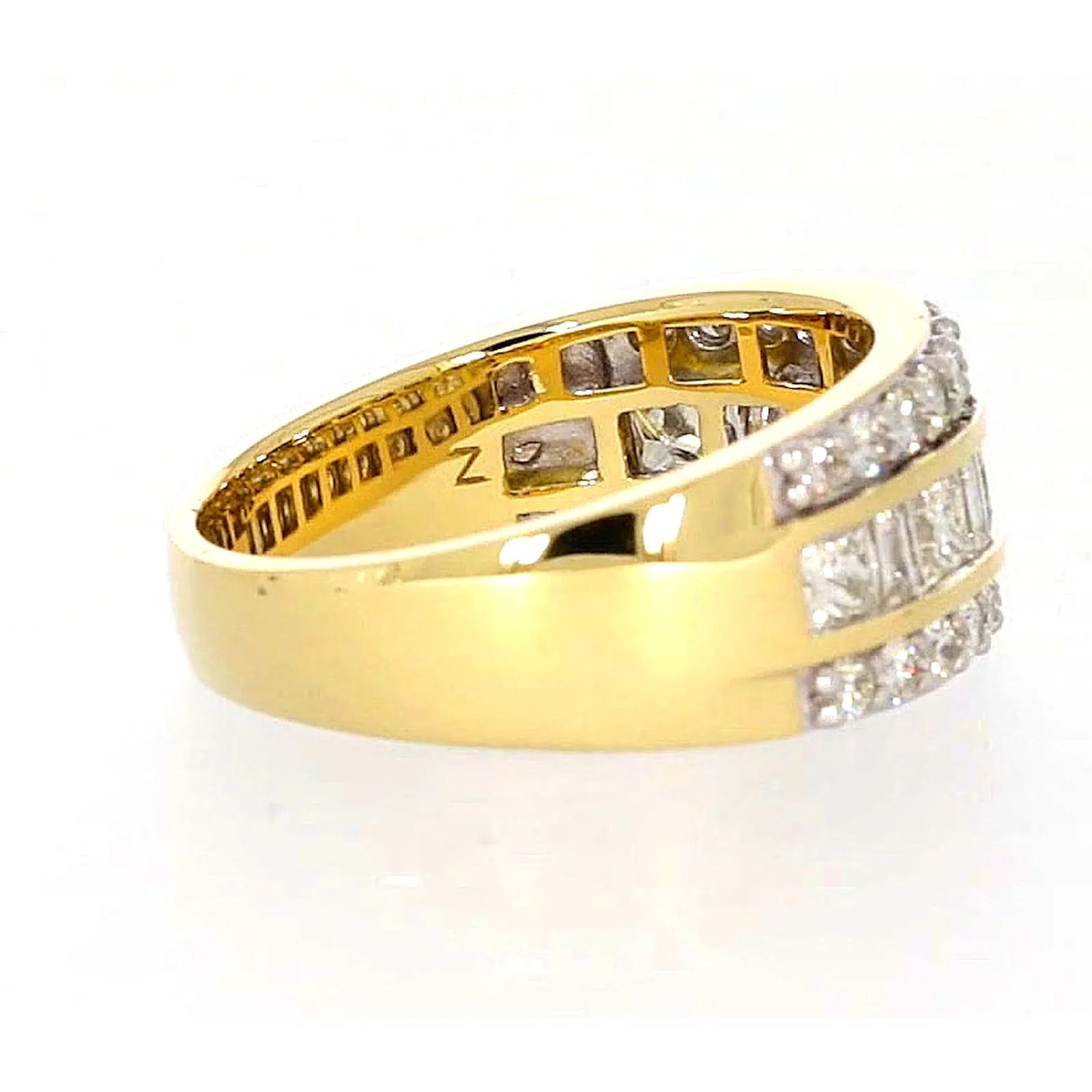 18ct Yellow Gold Princess Cut with 1.50 Carat tw of Diamonds Ring - Image 53